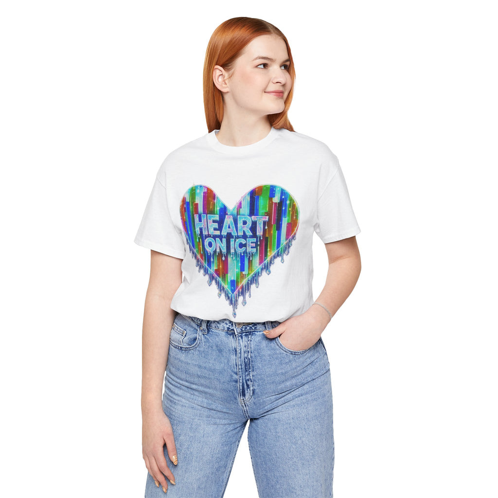 Heart on Ice Diamond Melt Graphic Tee
