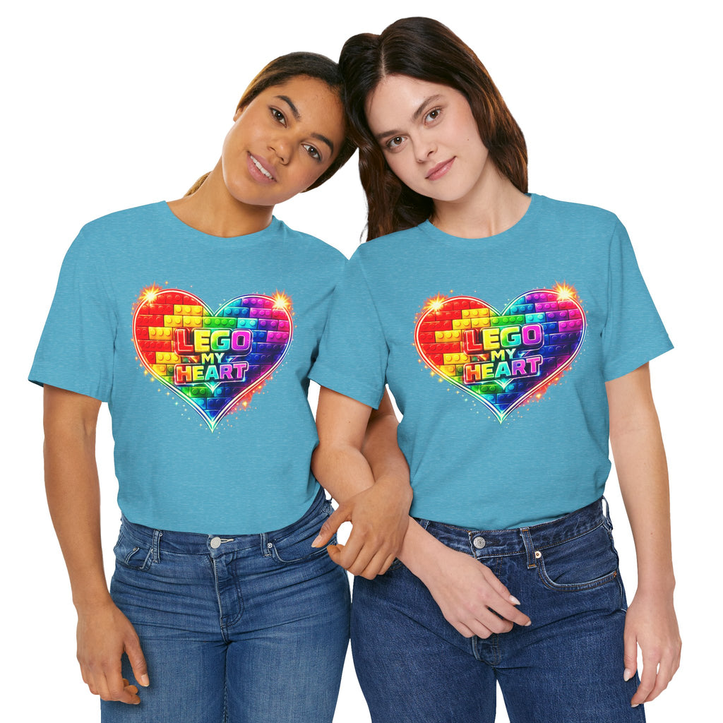 Lego My Heart Graphic Design T-Shirt