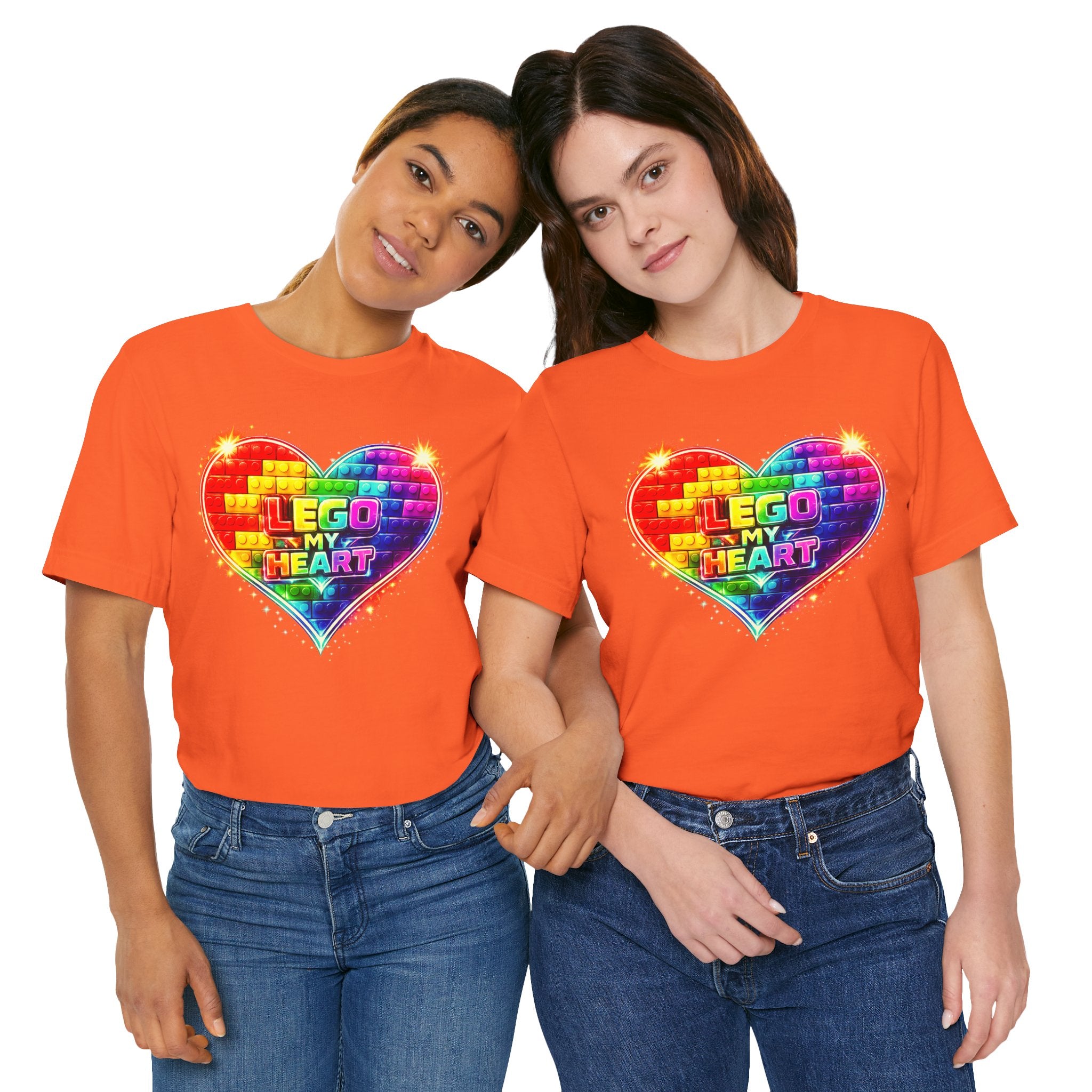 Lego My Heart Graphic Design T-Shirt