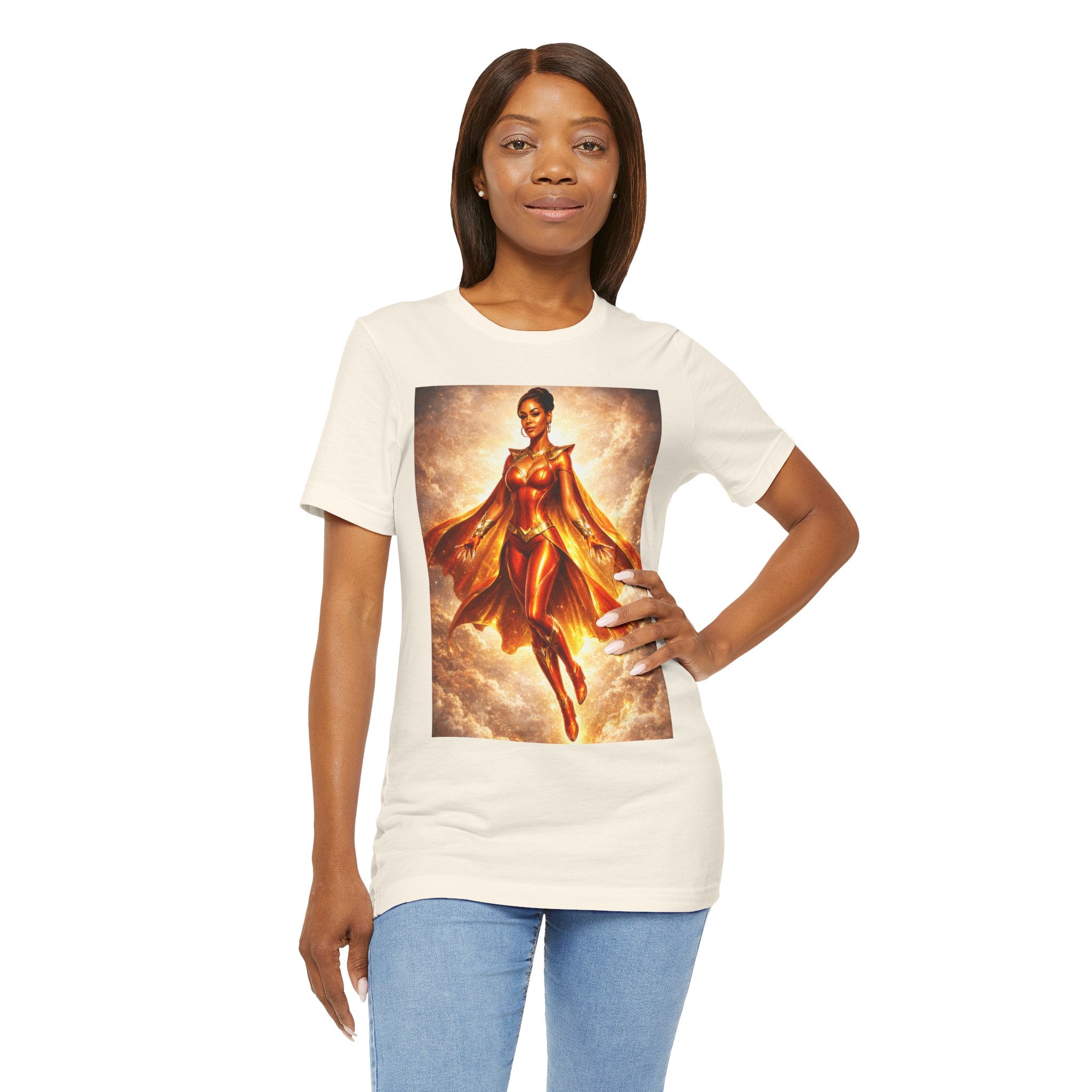 FLOATING GODDESS  HERO PORTRAIT GRAPHIC TEE