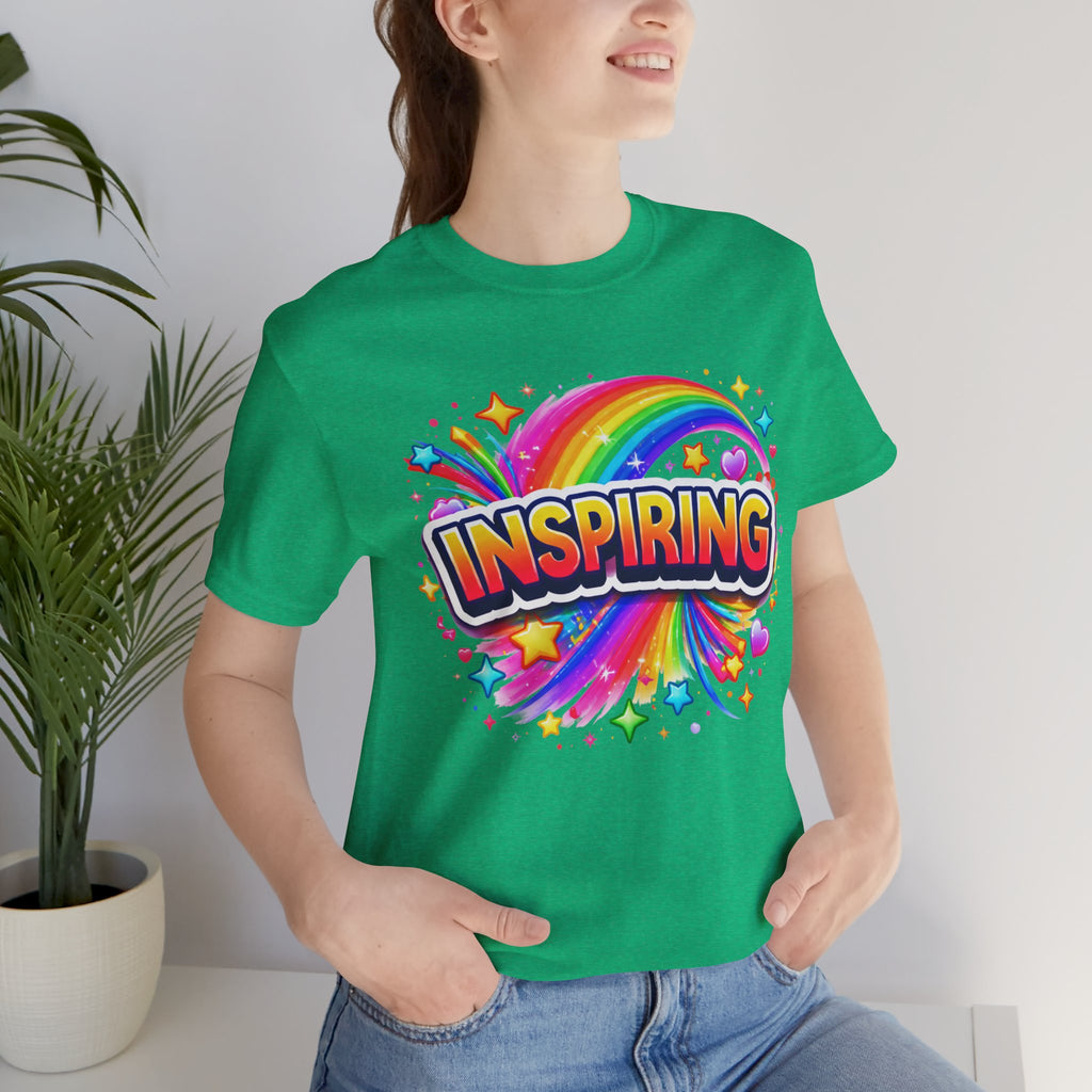 Inspiring Rainbow Graphic Tee