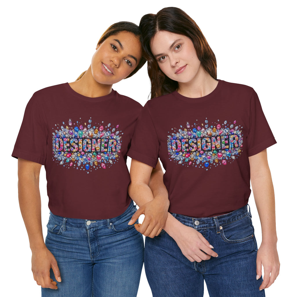 Designer Gemstone Typography Graphic Tee