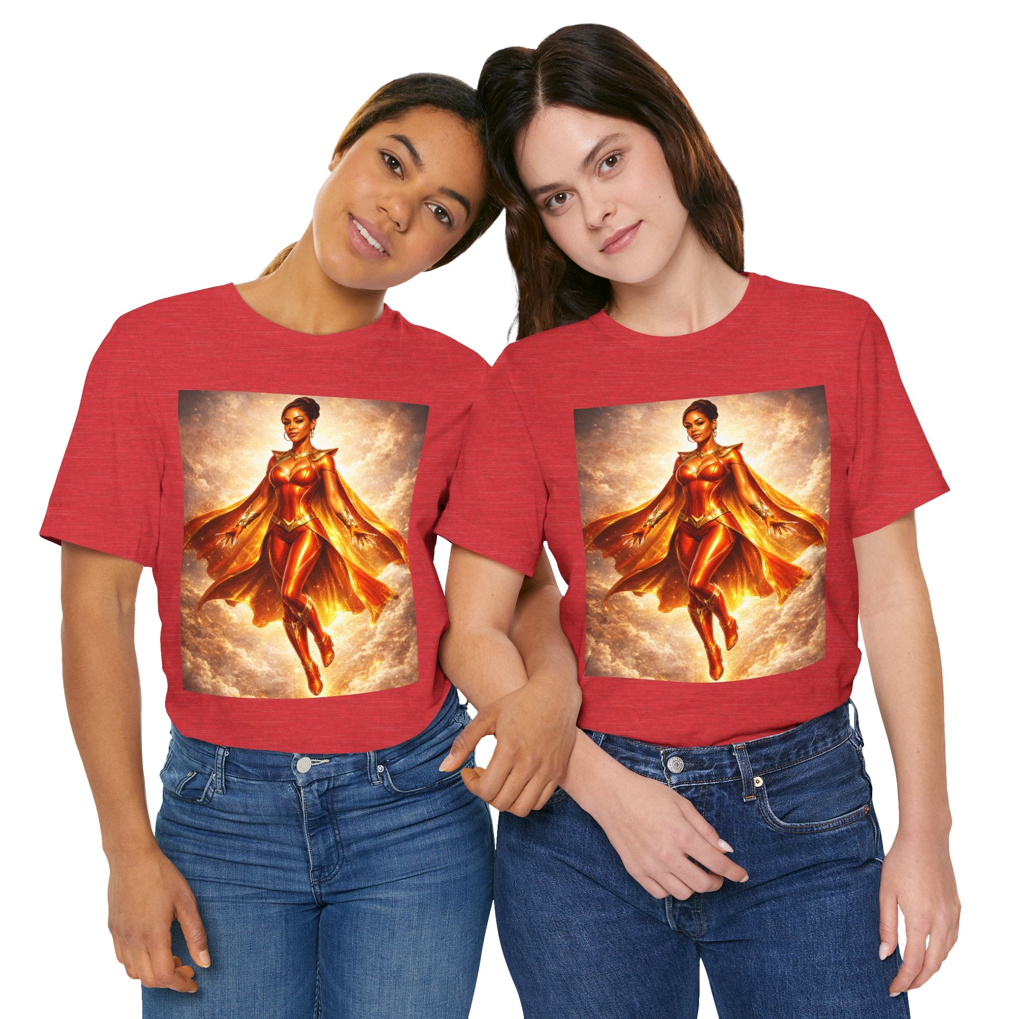 FLOATING GODDESS  HERO PORTRAIT GRAPHIC TEE