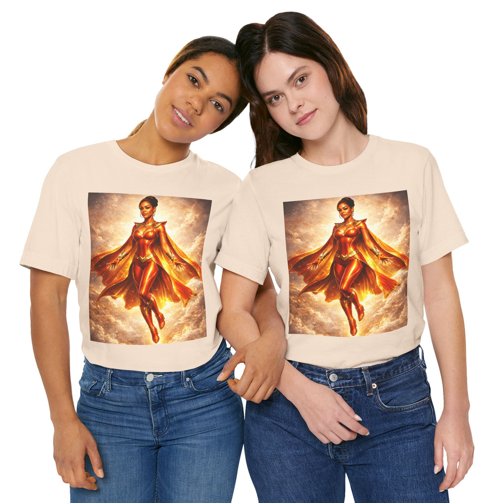 FLOATING GODDESS  HERO PORTRAIT GRAPHIC TEE