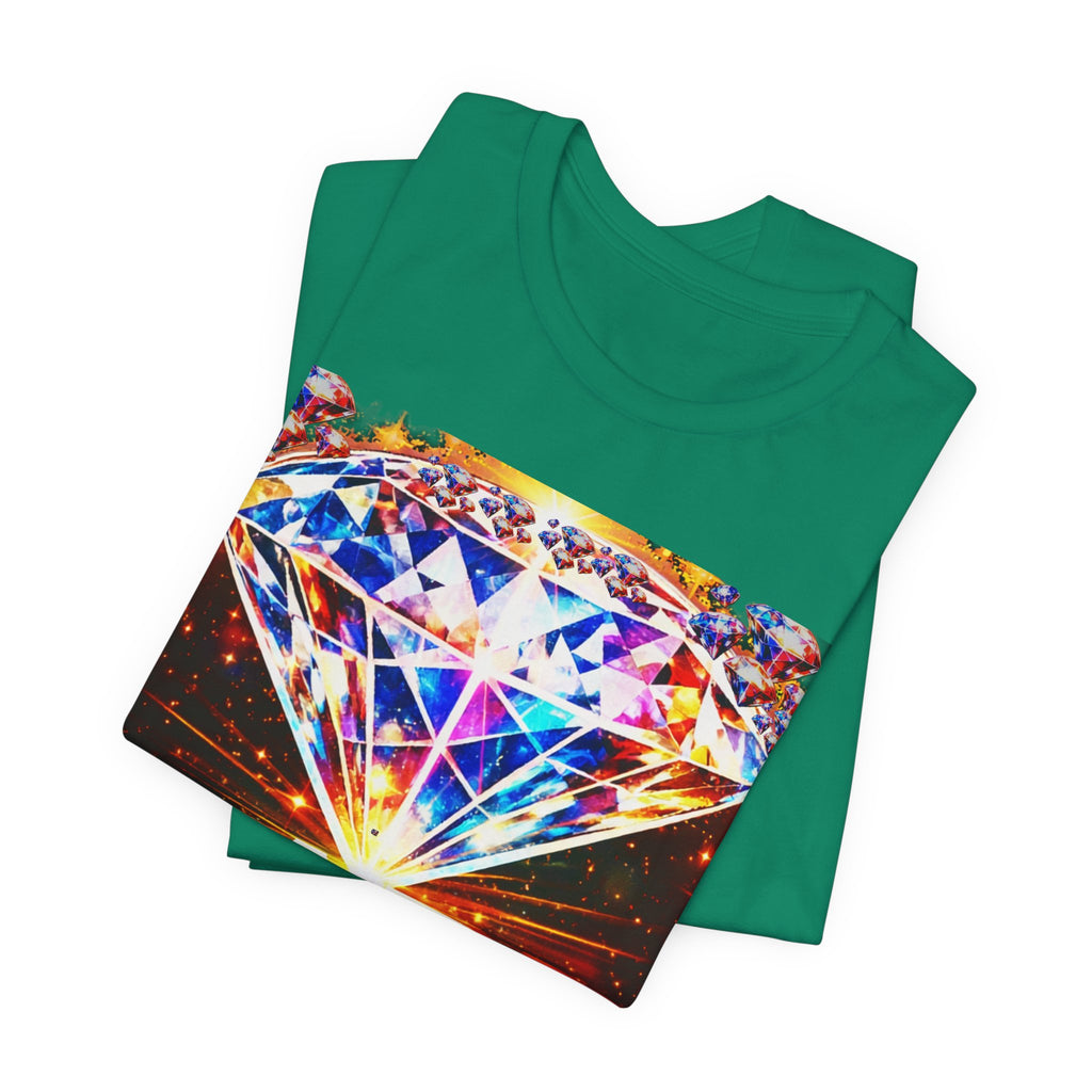 Rare Diamond Graphic Tee — Sparkling 'RARE' Gemstone T-Shirt