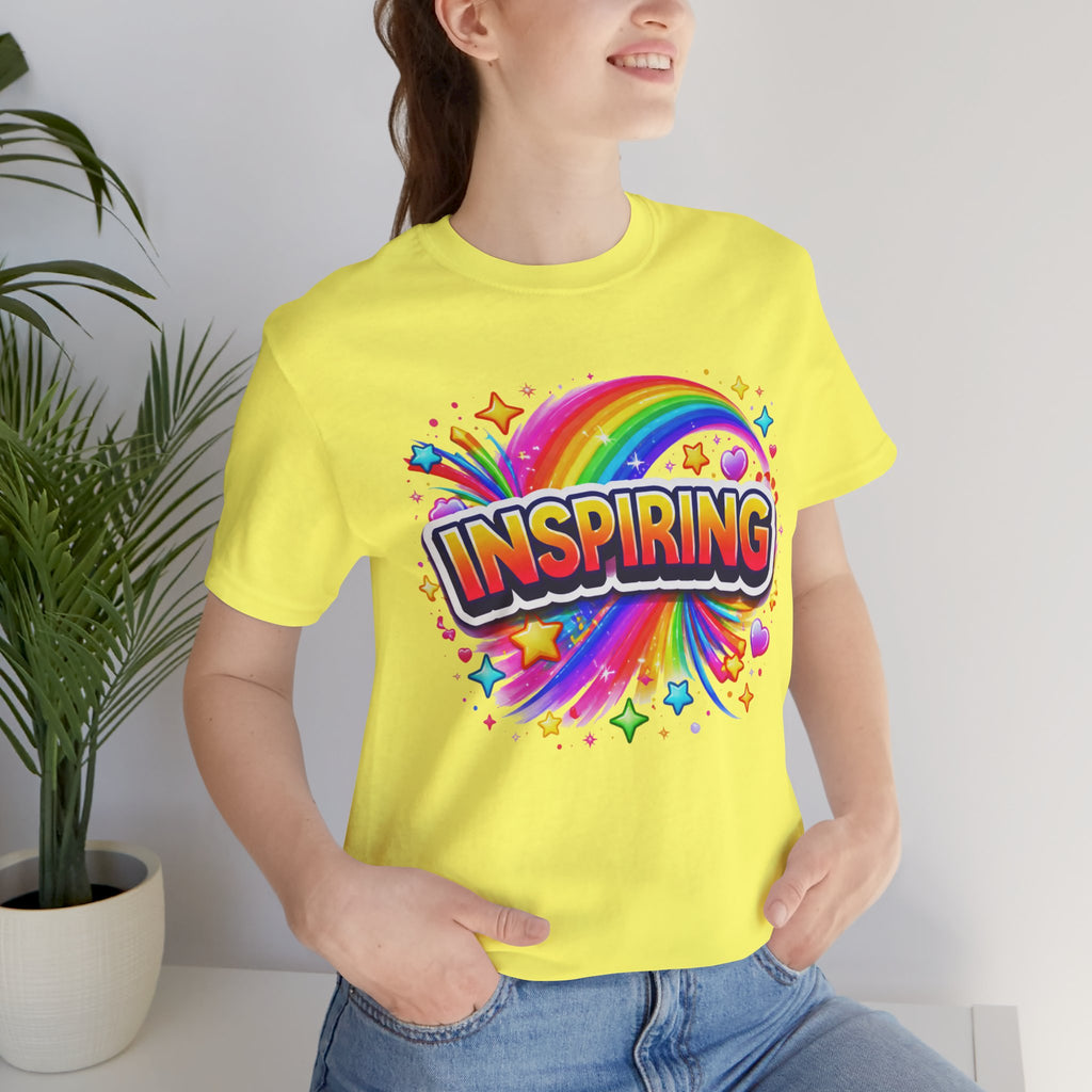 Inspiring Rainbow Graphic Tee