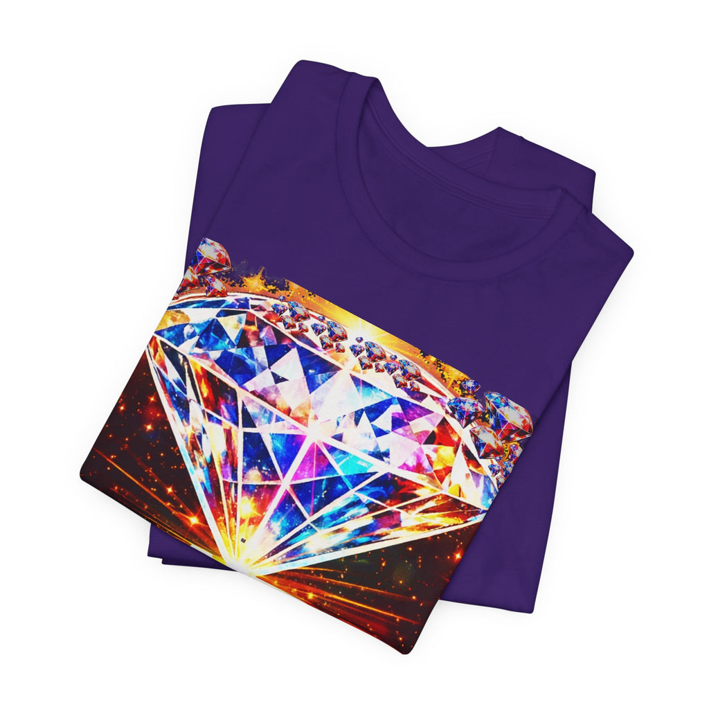Rare Diamond Graphic Tee — Sparkling 'RARE' Gemstone T-Shirt