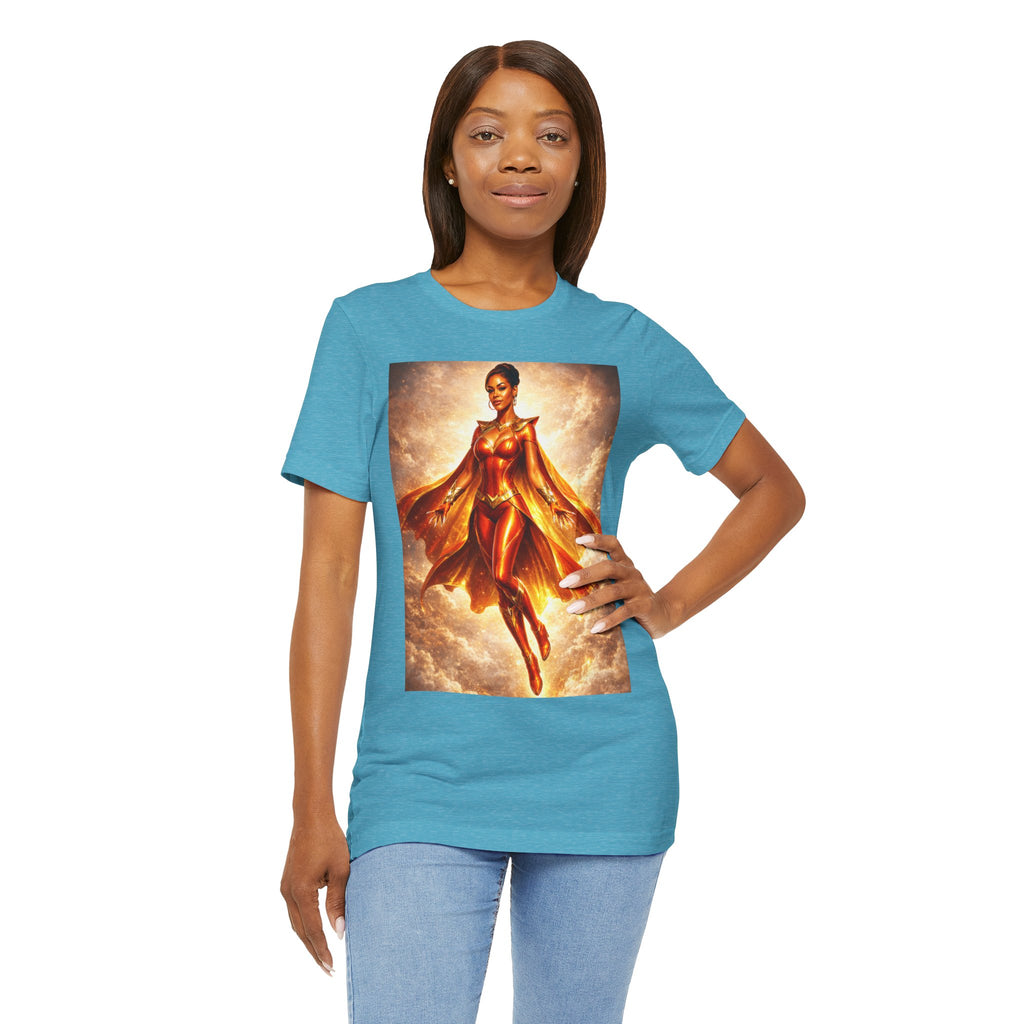 FLOATING GODDESS  HERO PORTRAIT GRAPHIC TEE