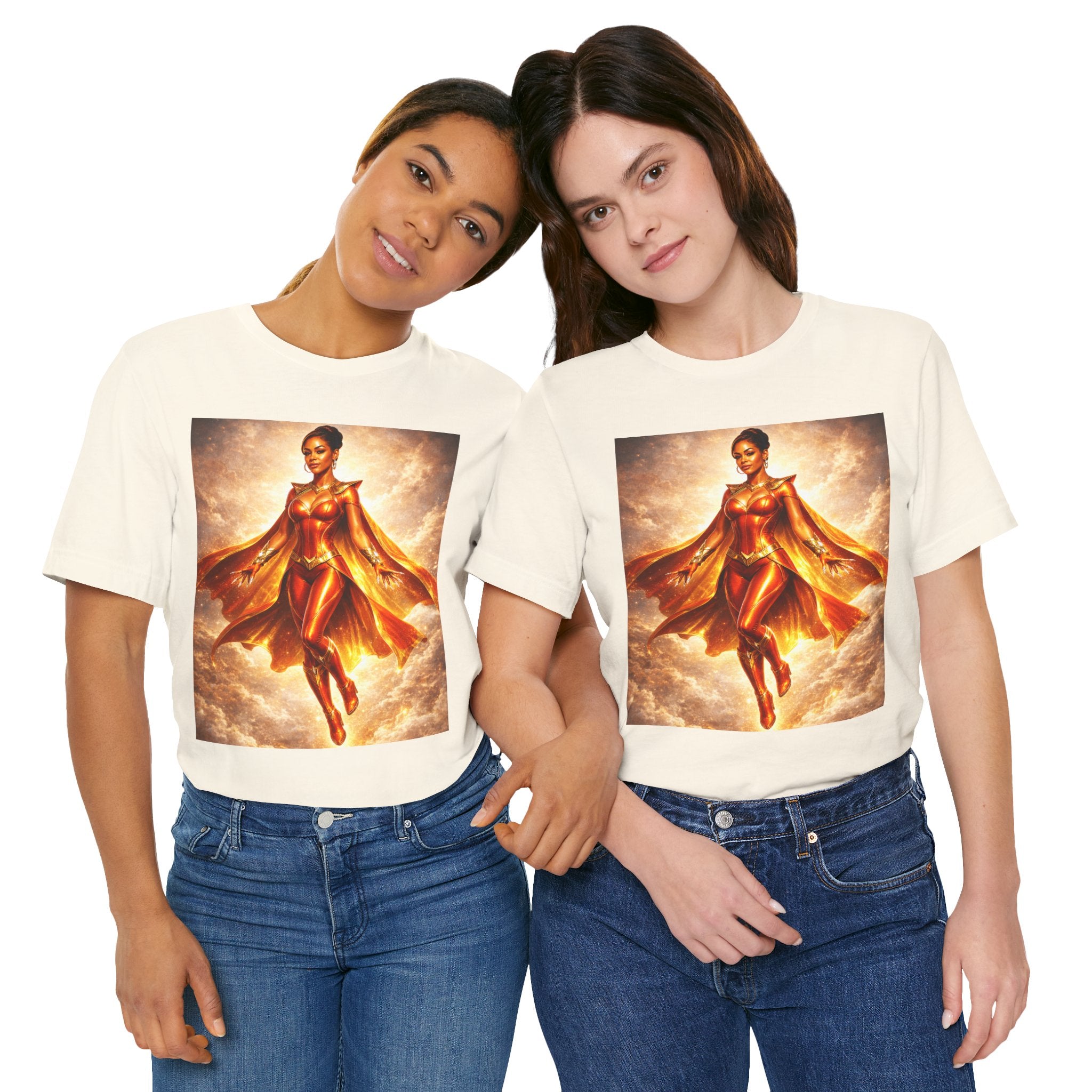 FLOATING GODDESS  HERO PORTRAIT GRAPHIC TEE