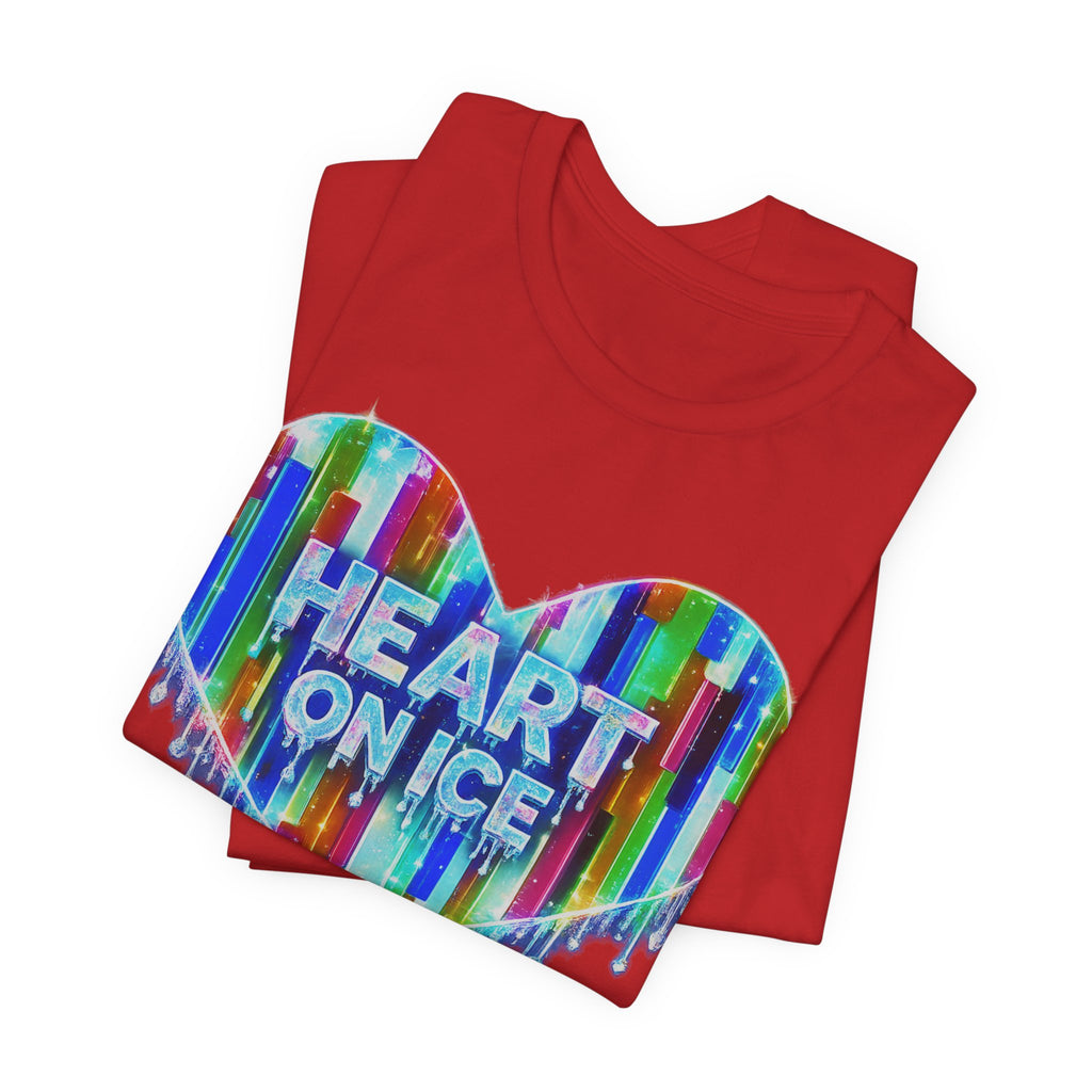 Heart on Ice Diamond Melt Graphic Tee