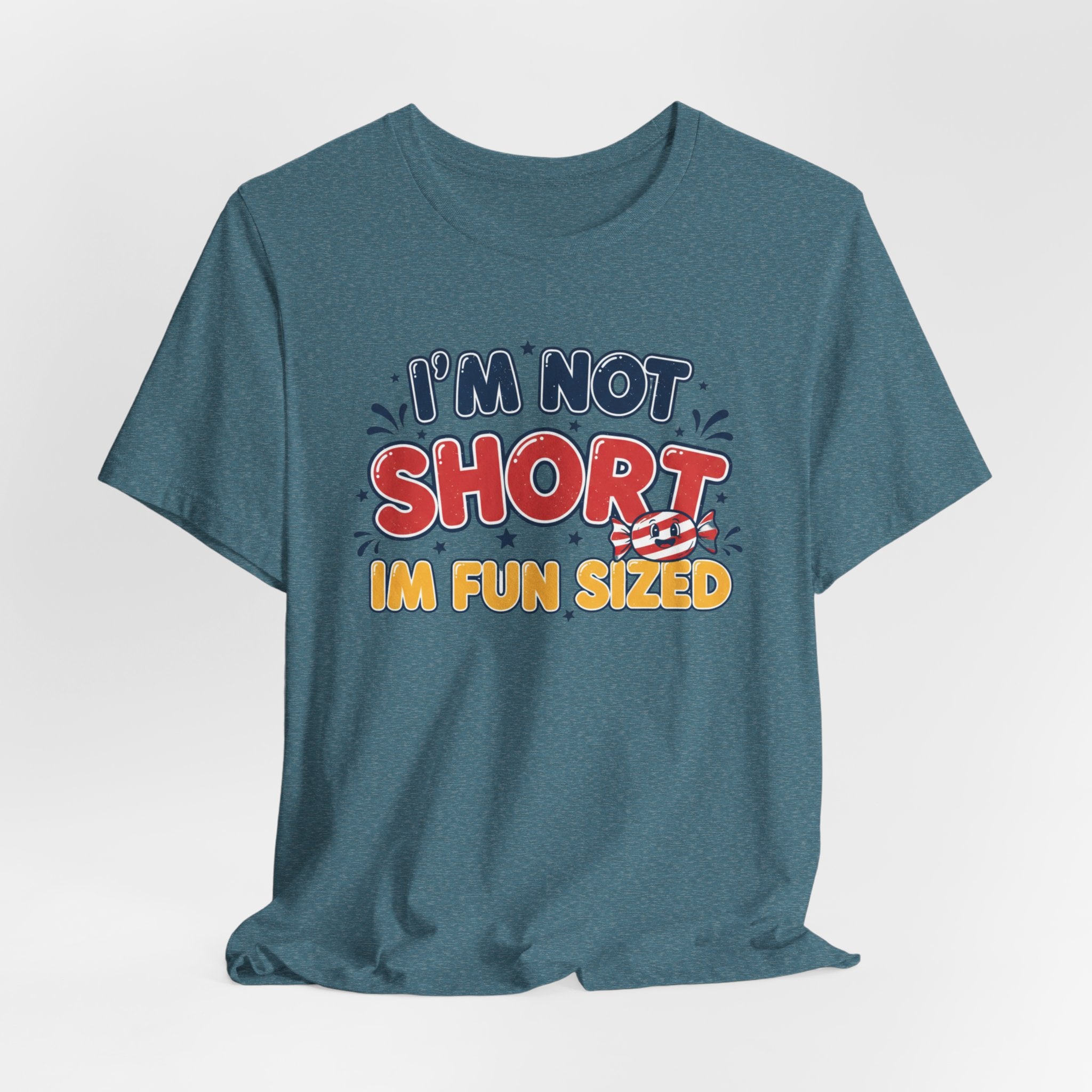 "I'm Not Short I'm Fun Sized" Retro Graphic Tee