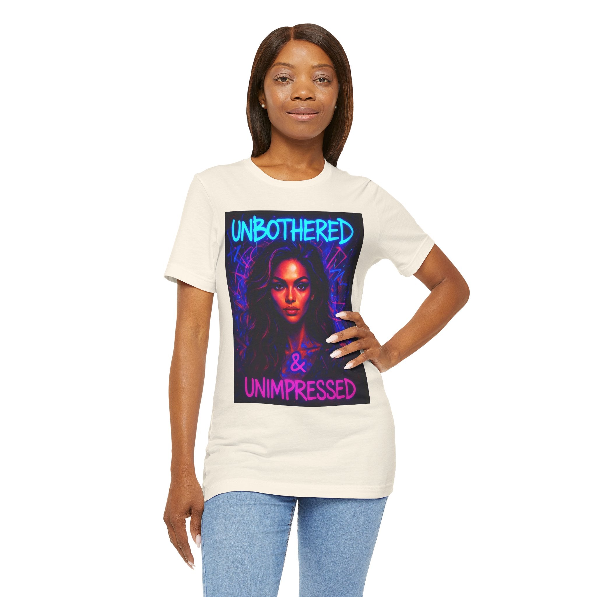 Unbothered & Unimpressed Graphic Portrait Tee