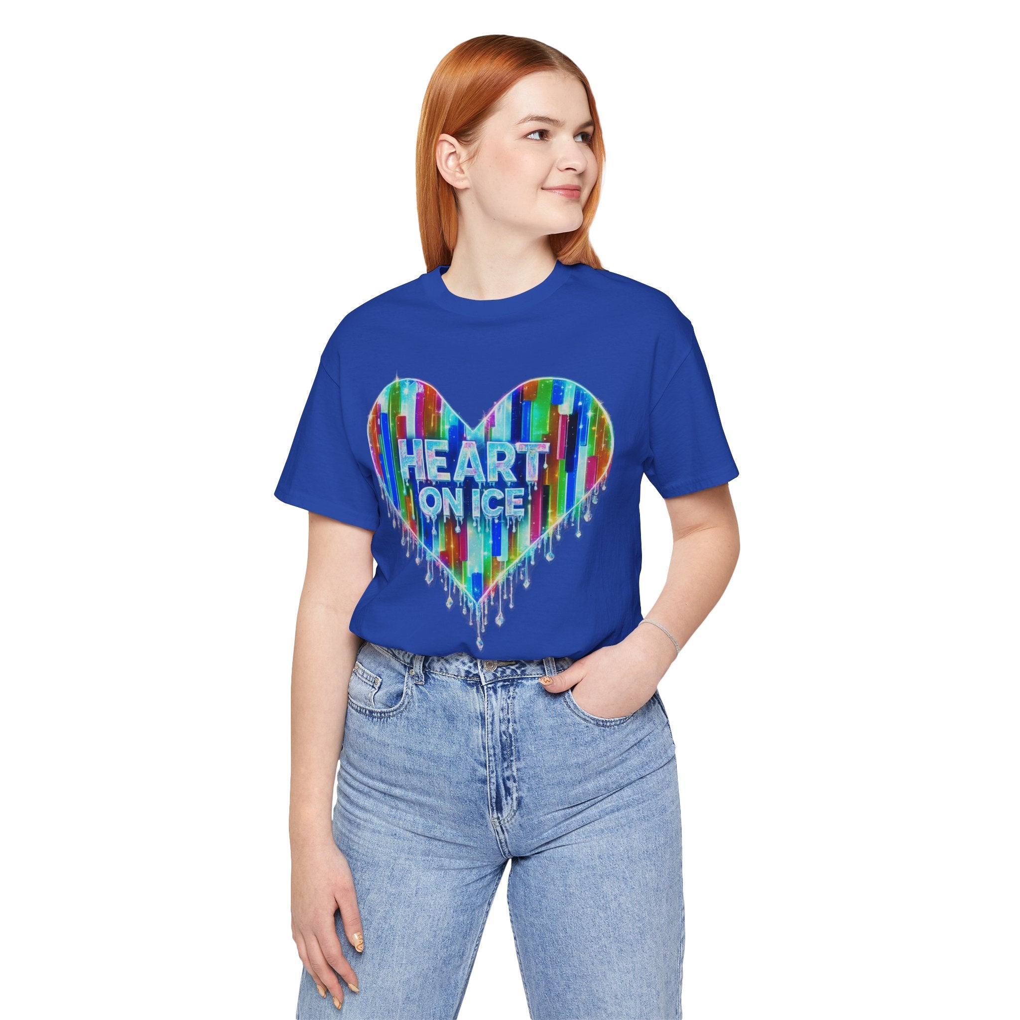 Heart on Ice Diamond Melt Graphic Tee