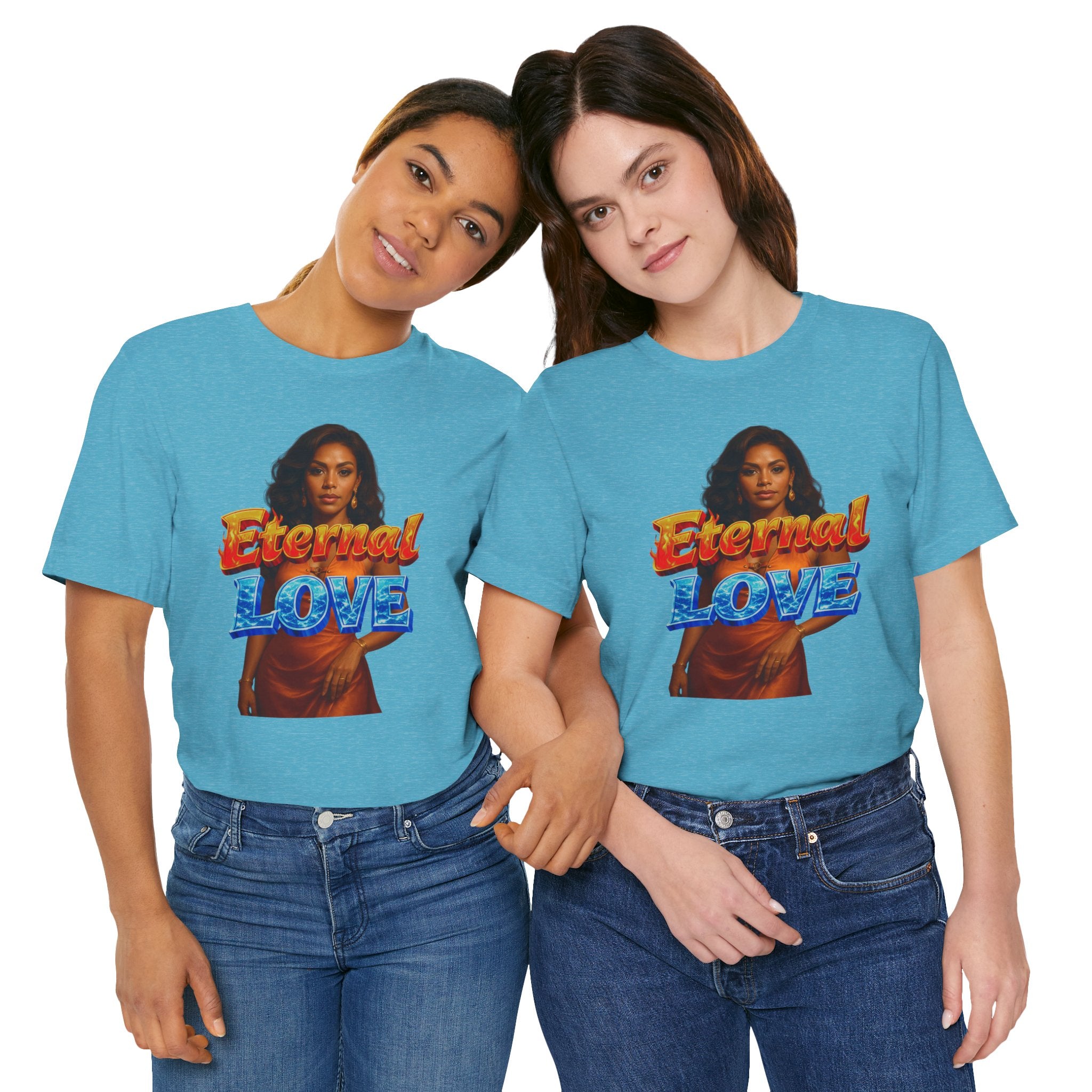 Woman Eternal Love Vintage Glam Portrait Graphic Tee