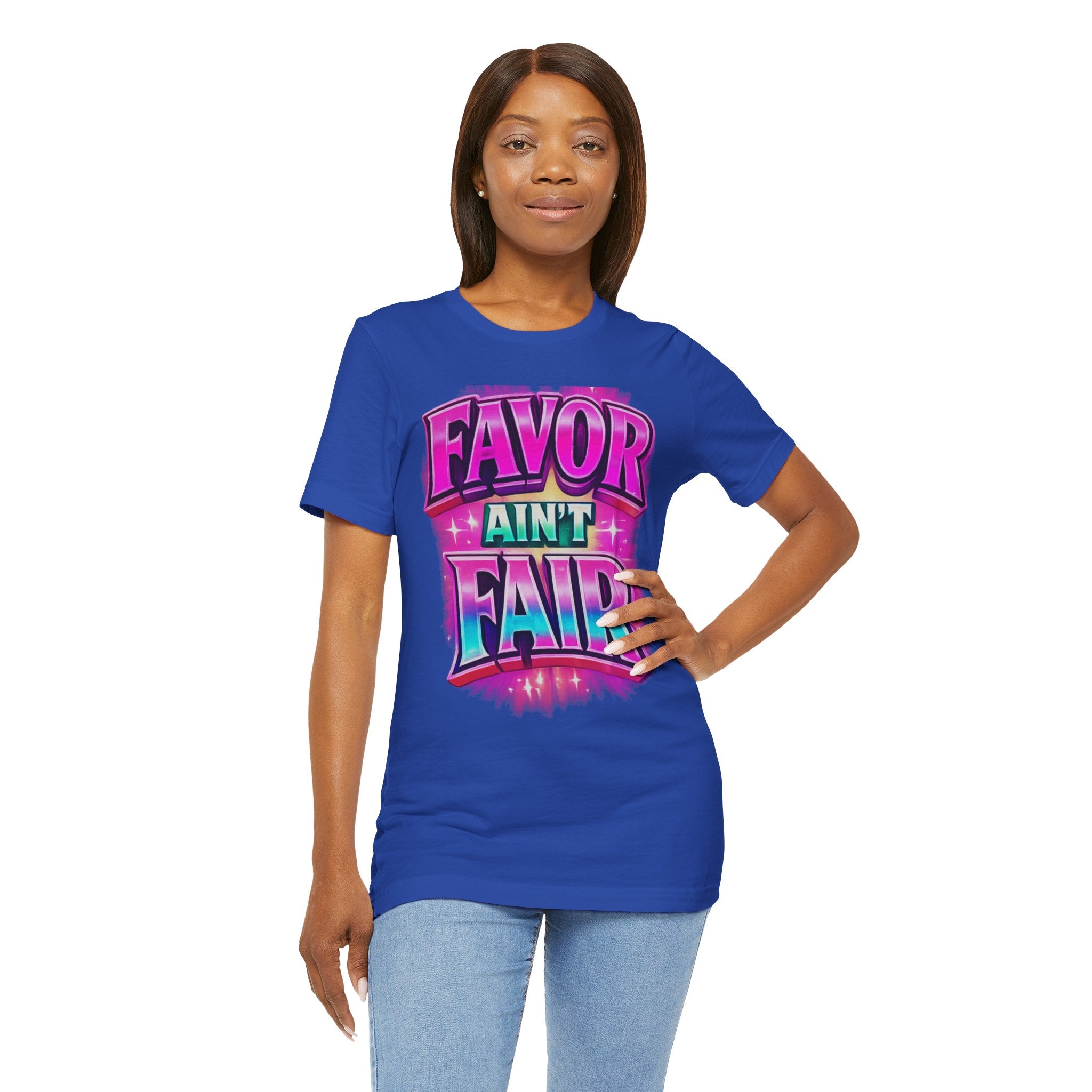 Favor Ain't Fair Woman's Statement  Graphic Tee
