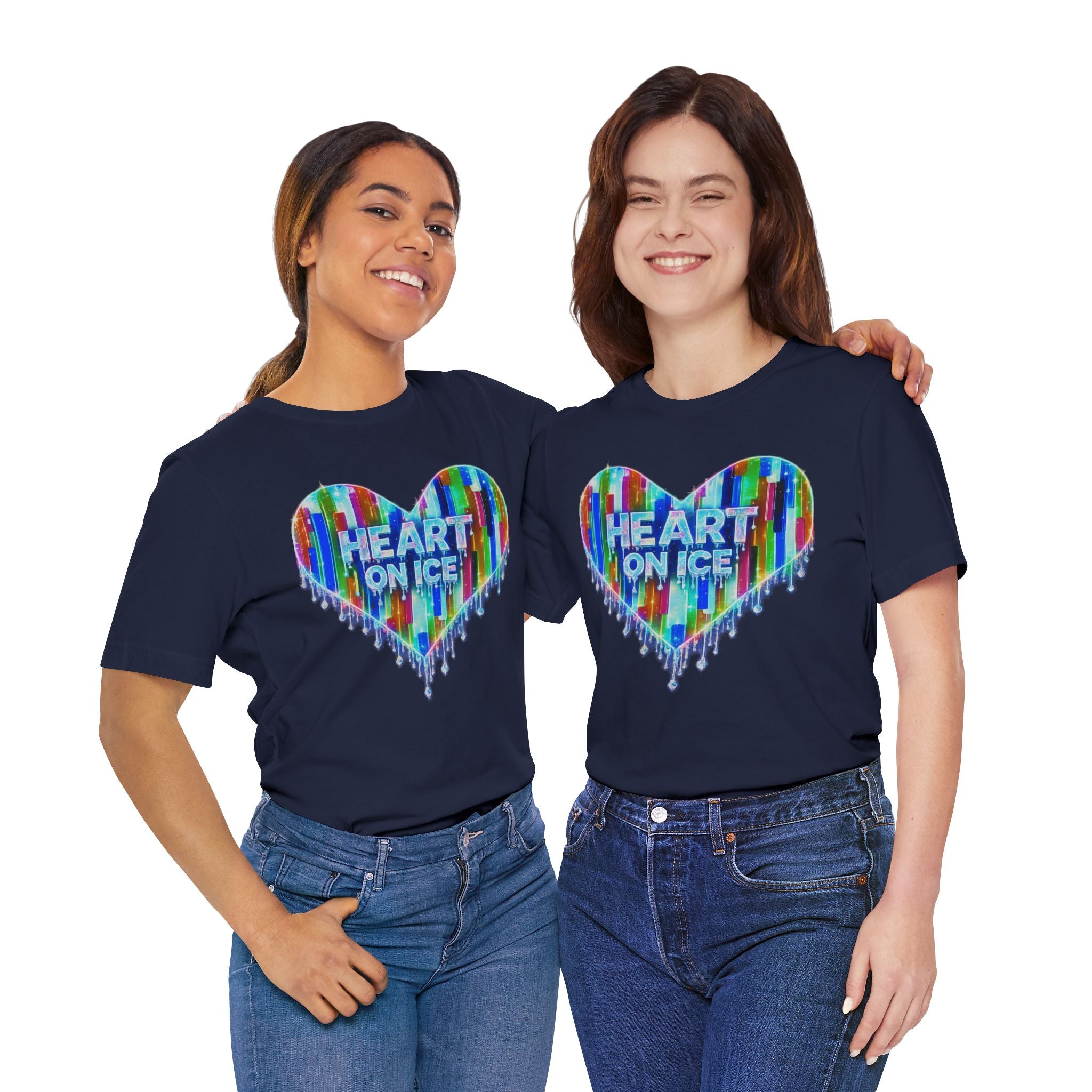 Heart on Ice Diamond Melt Graphic Tee