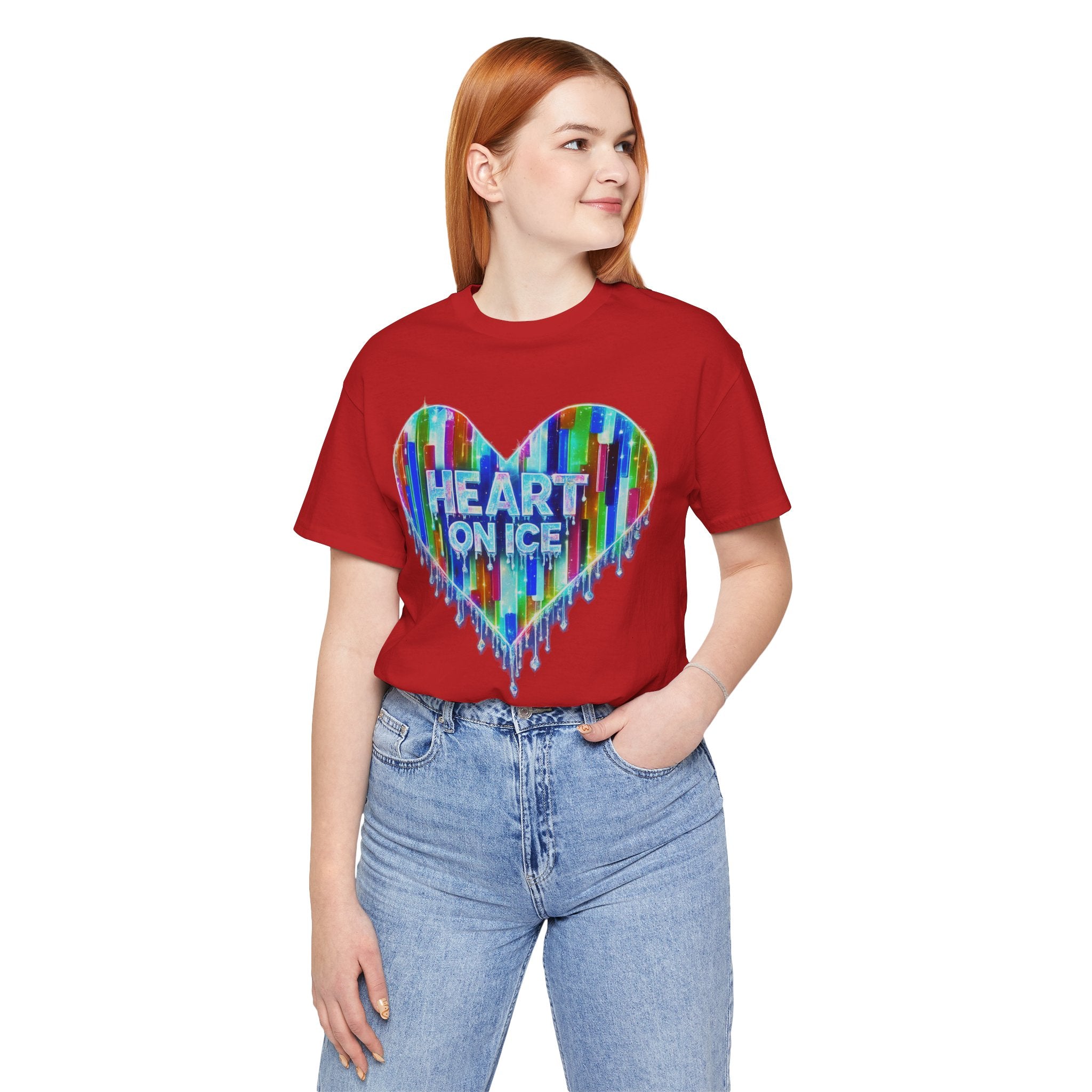 Heart on Ice Diamond Melt Graphic Tee
