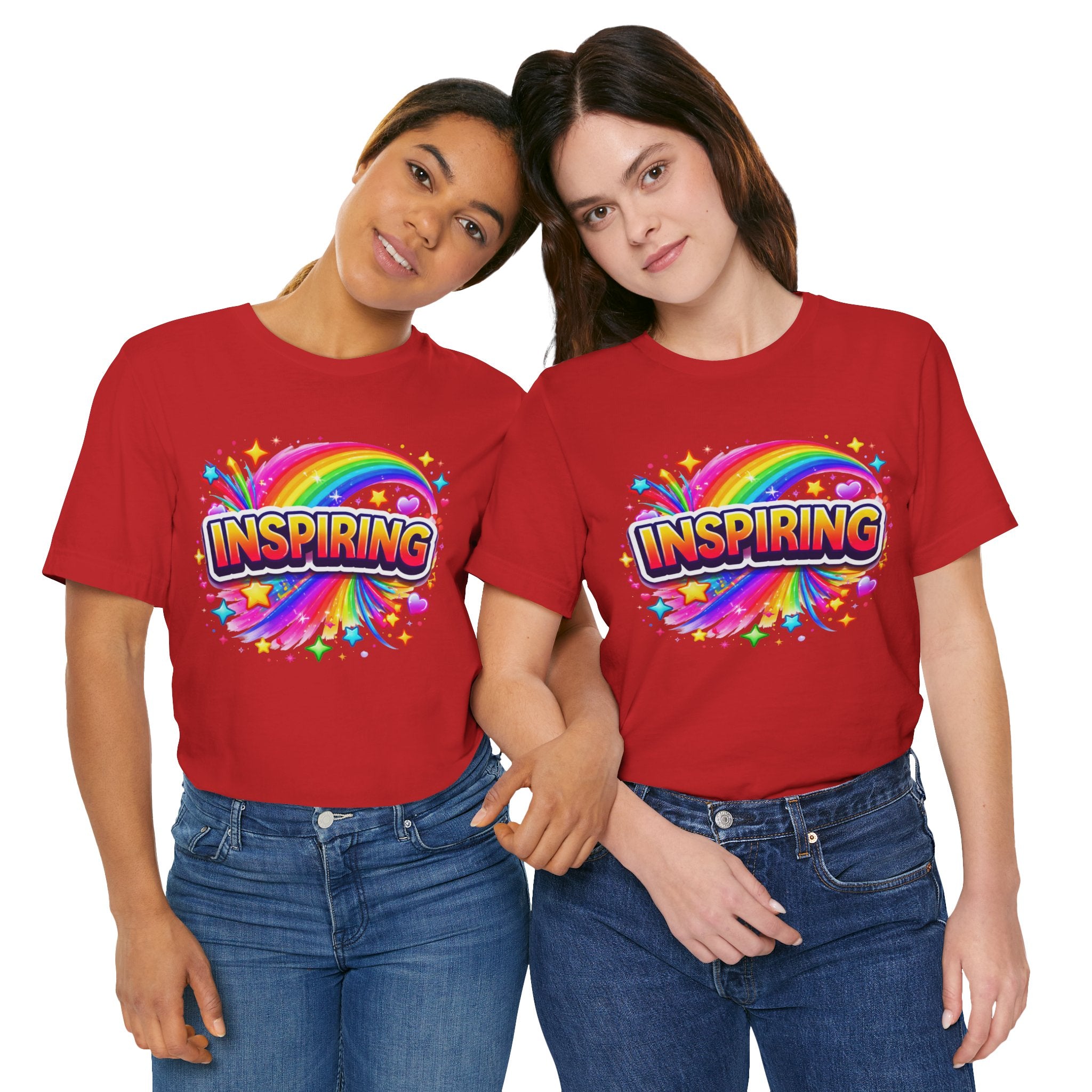 Inspiring Rainbow Graphic Tee