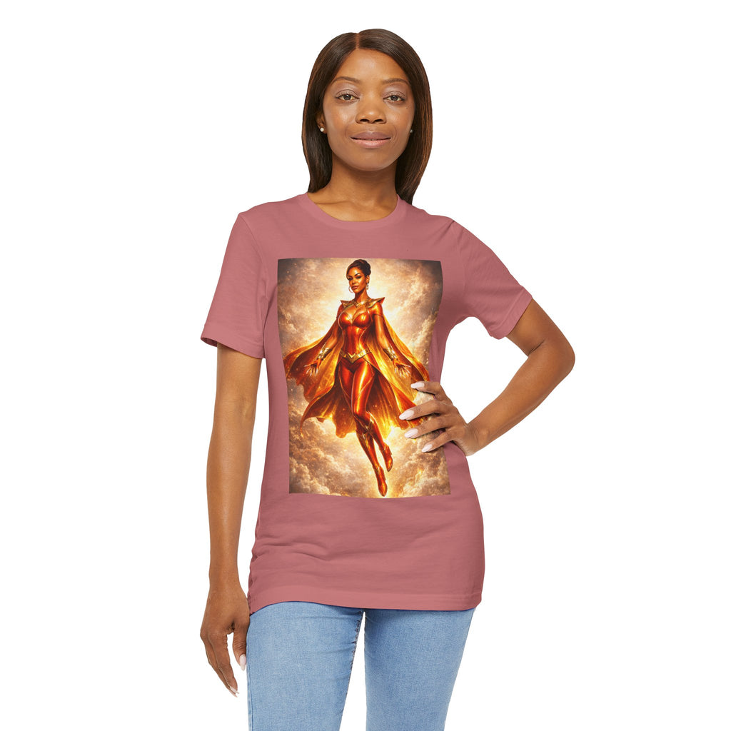 FLOATING GODDESS  HERO PORTRAIT GRAPHIC TEE