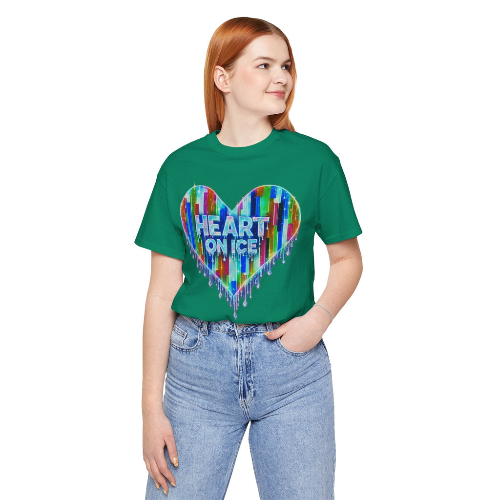 Heart on Ice Diamond Melt Graphic Tee