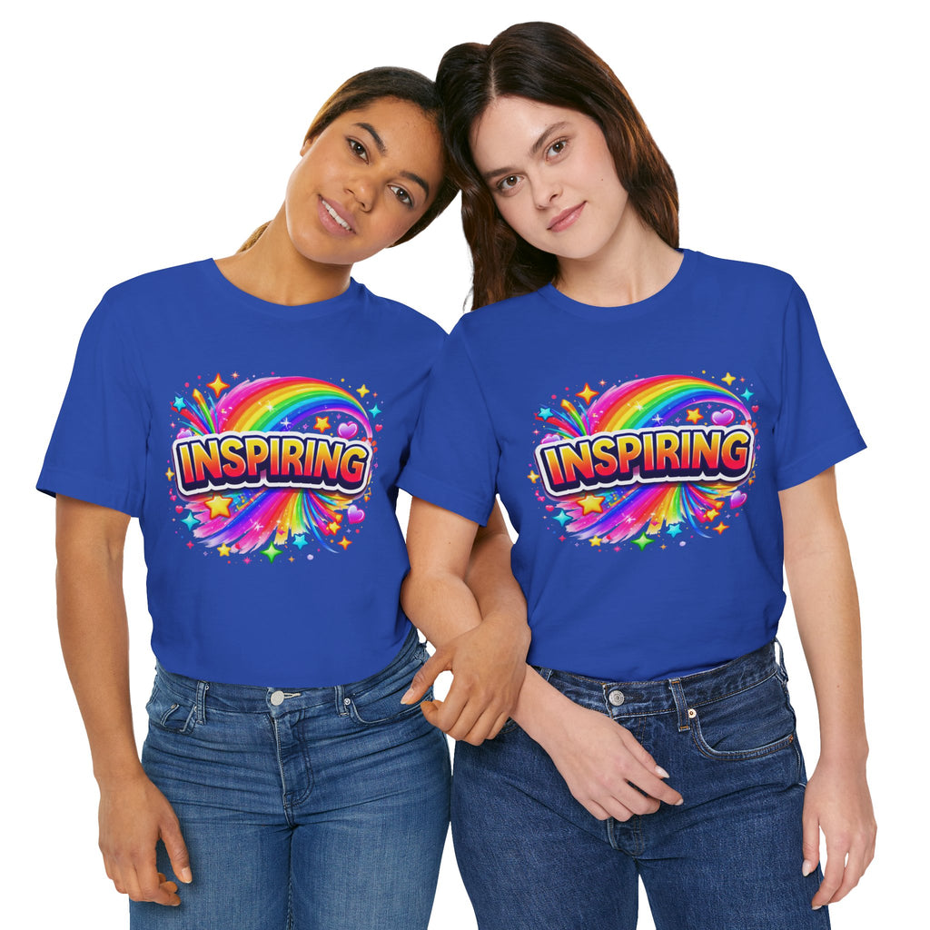 Inspiring Rainbow Graphic Tee