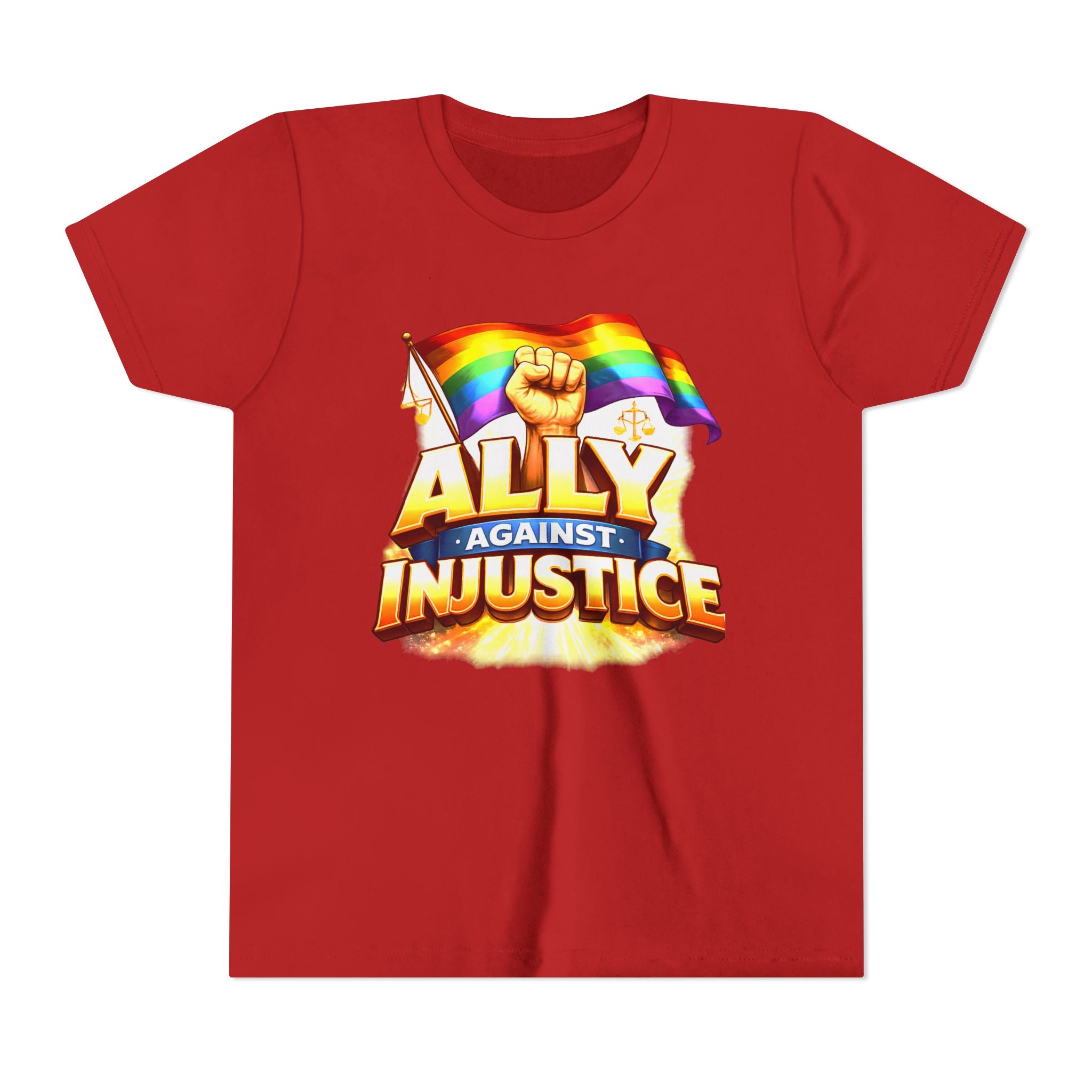 "Ally Against Injustice"  Graphic Unisex Tee