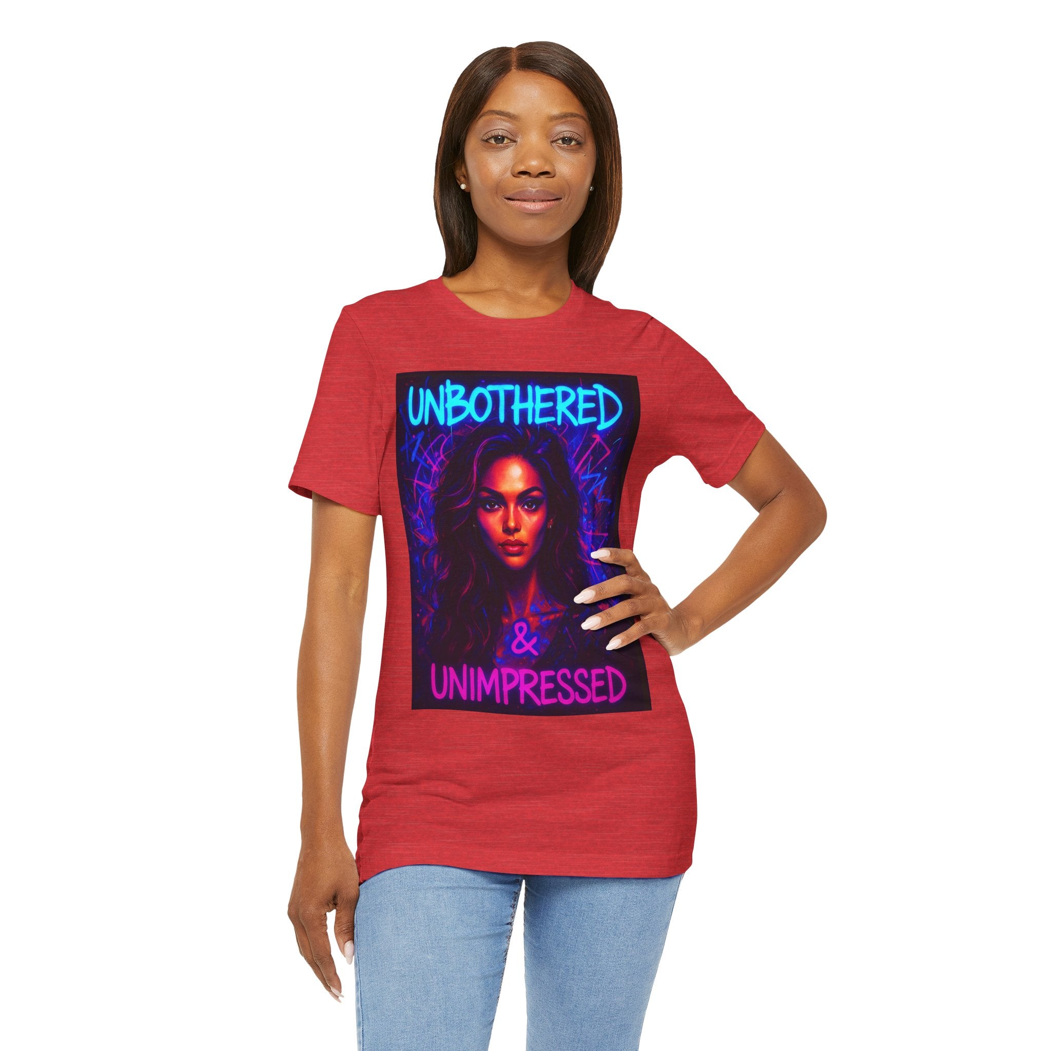 Unbothered & Unimpressed Graphic Portrait Tee