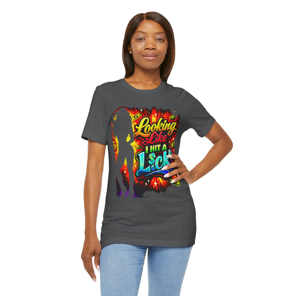 Looking Like I Hit a Lick Silhouette Graphic Tee
