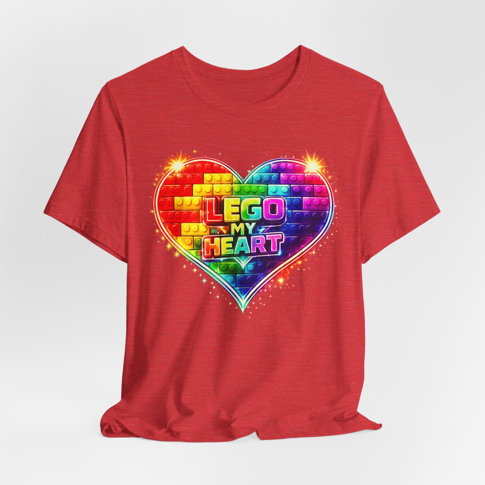 Lego My Heart Graphic Design T-Shirt