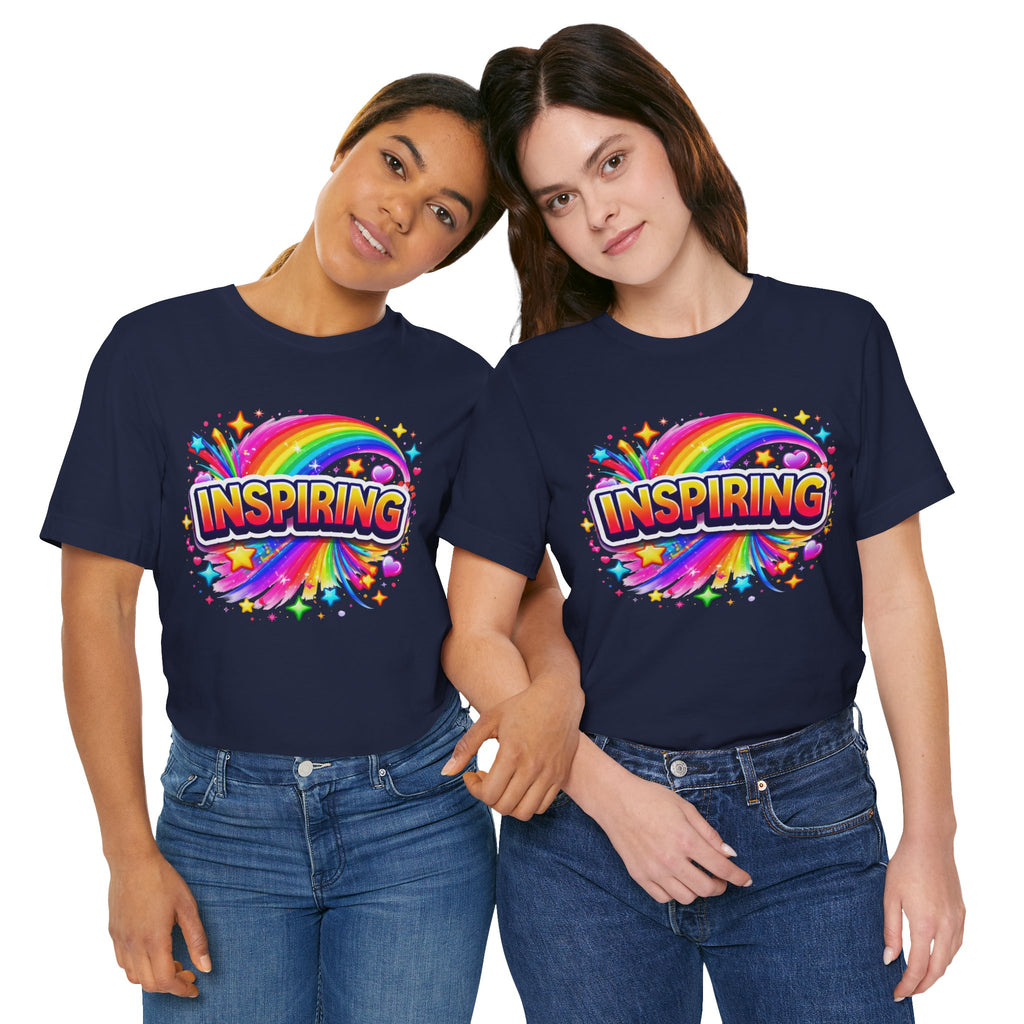 Inspiring Rainbow Graphic Tee