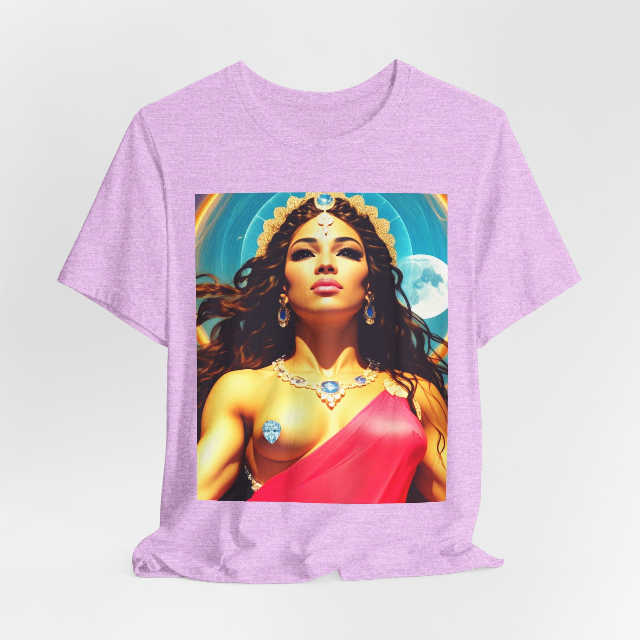 Goddess Creates World Graphic Portrait Woman's Unisex Tee