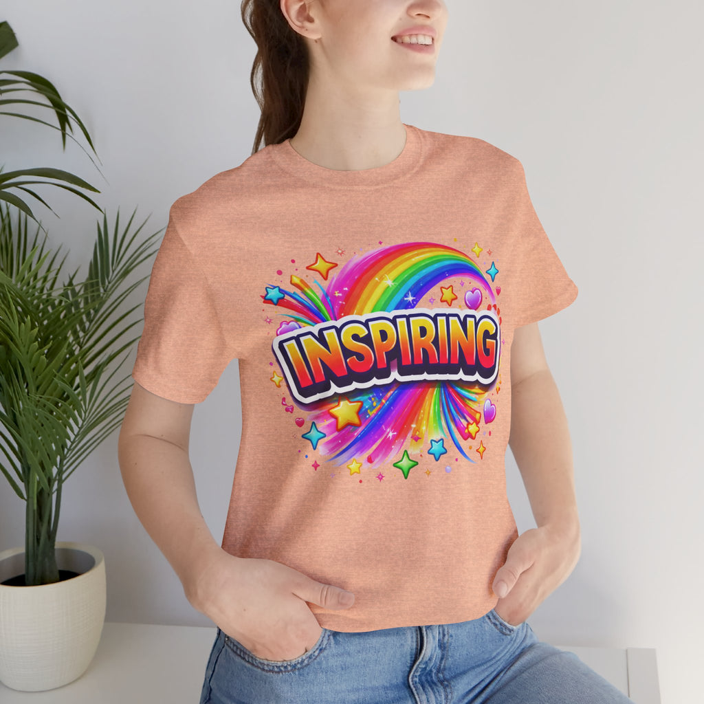 Inspiring Rainbow Graphic Tee