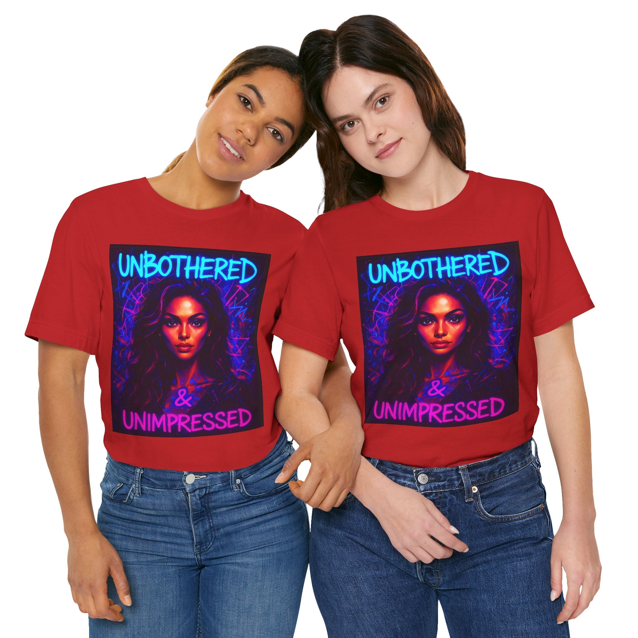 Unbothered & Unimpressed Graphic Portrait Tee