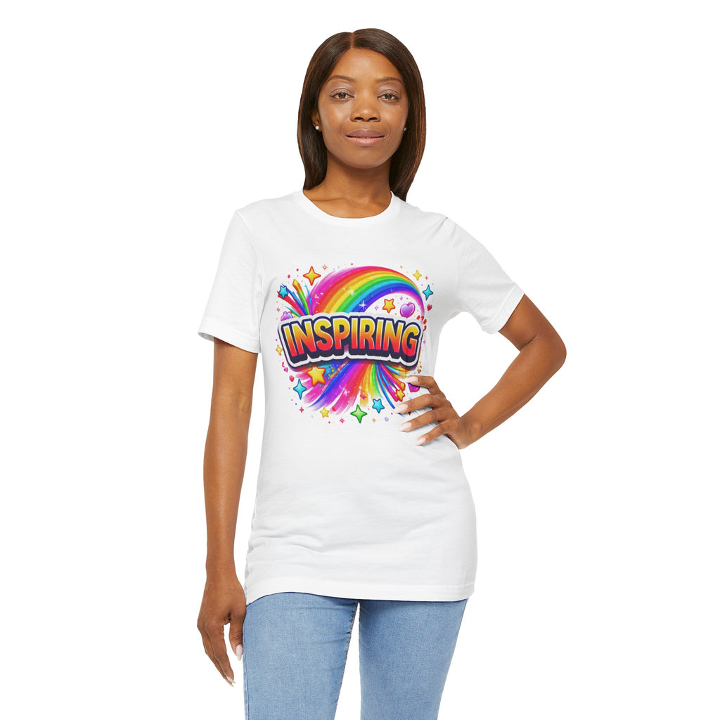 Inspiring Rainbow Graphic Tee