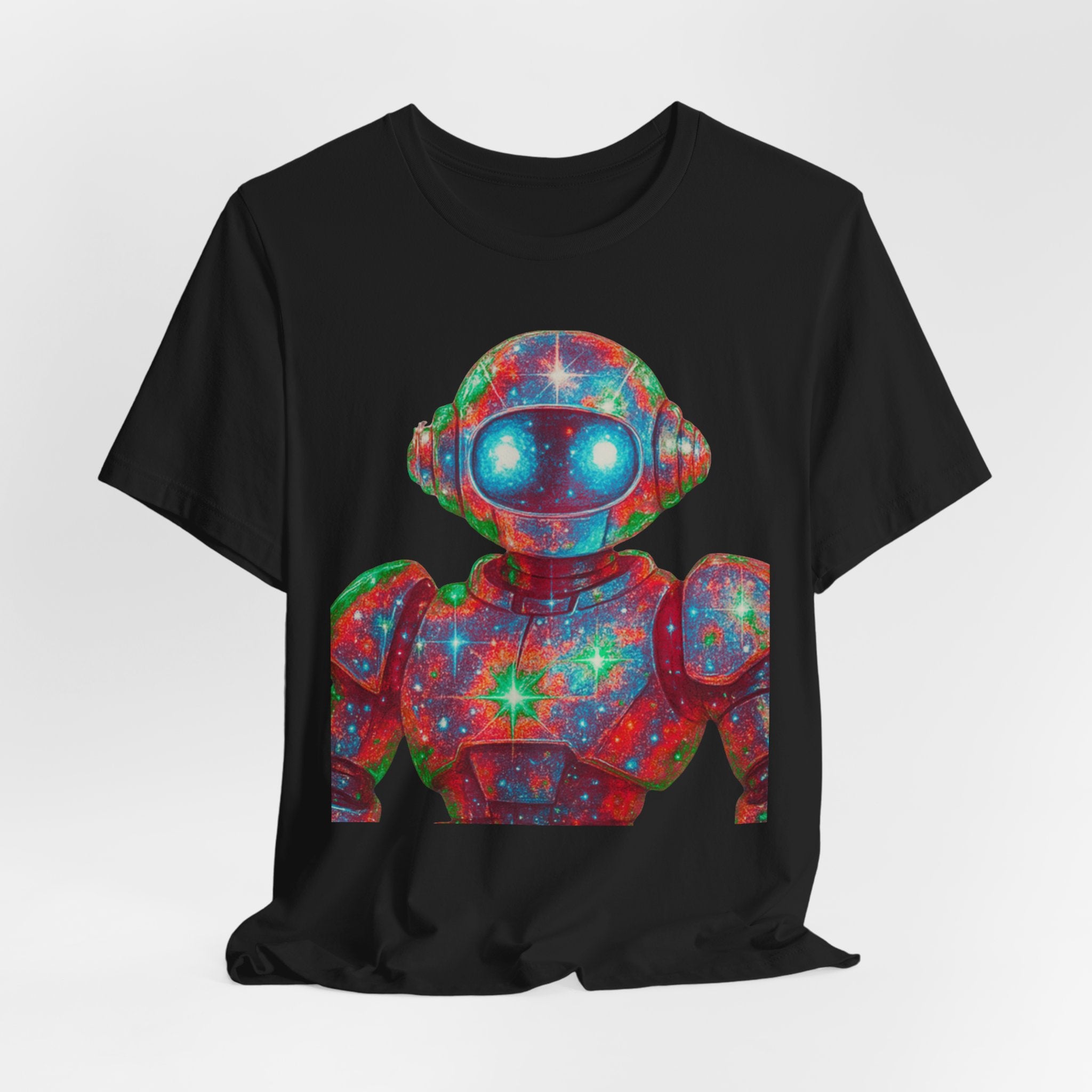Robot Space Droid  Vibrant Graphic Unisex Tee