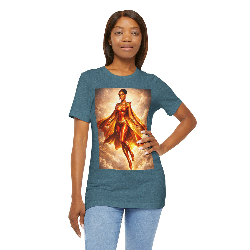 FLOATING GODDESS  HERO PORTRAIT GRAPHIC TEE
