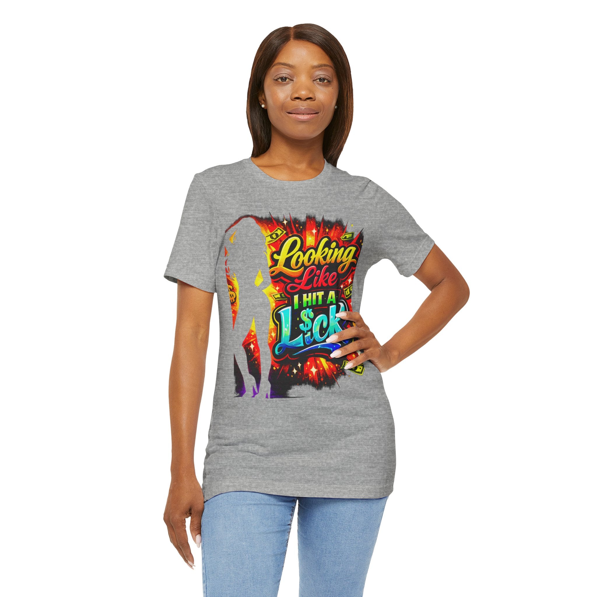 Looking Like I Hit a Lick Silhouette Graphic Tee