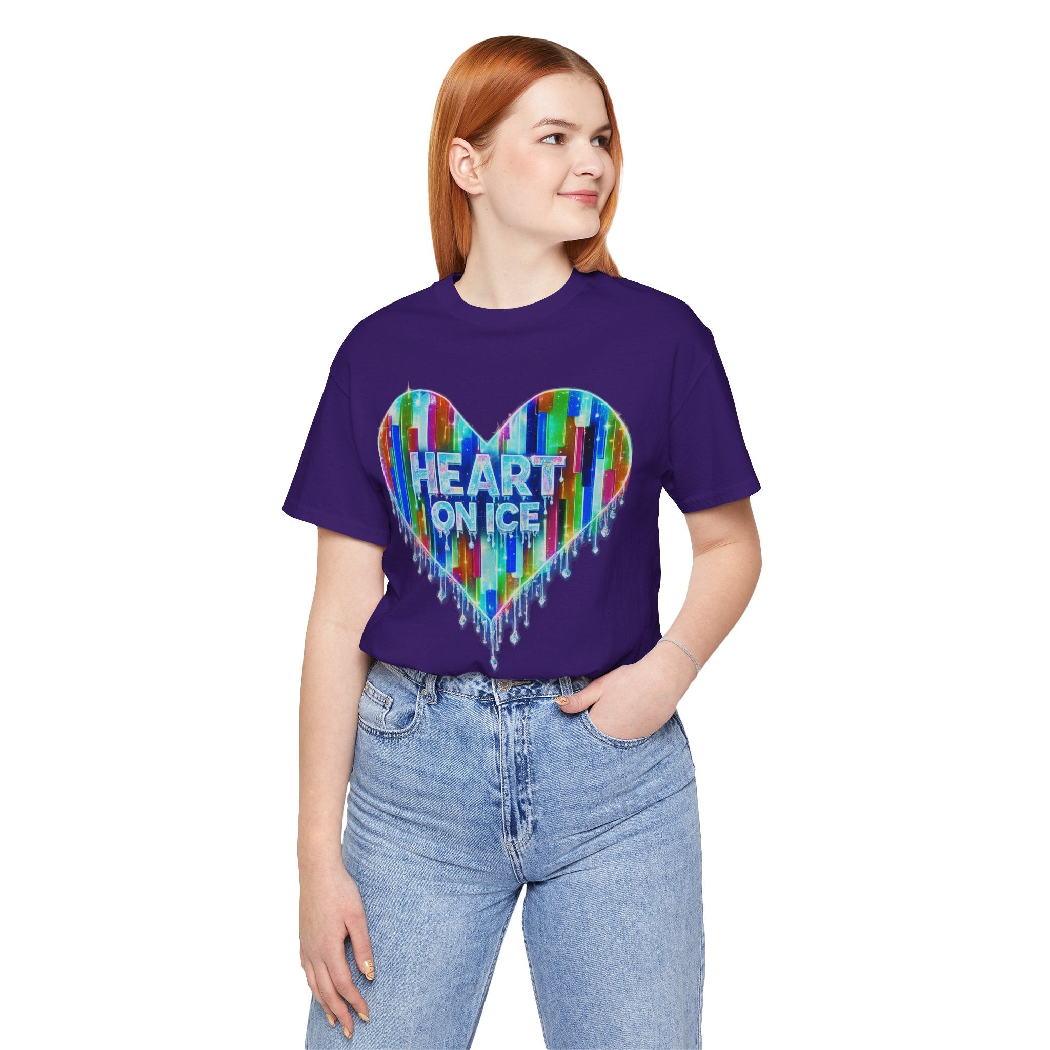 Heart on Ice Diamond Melt Graphic Tee