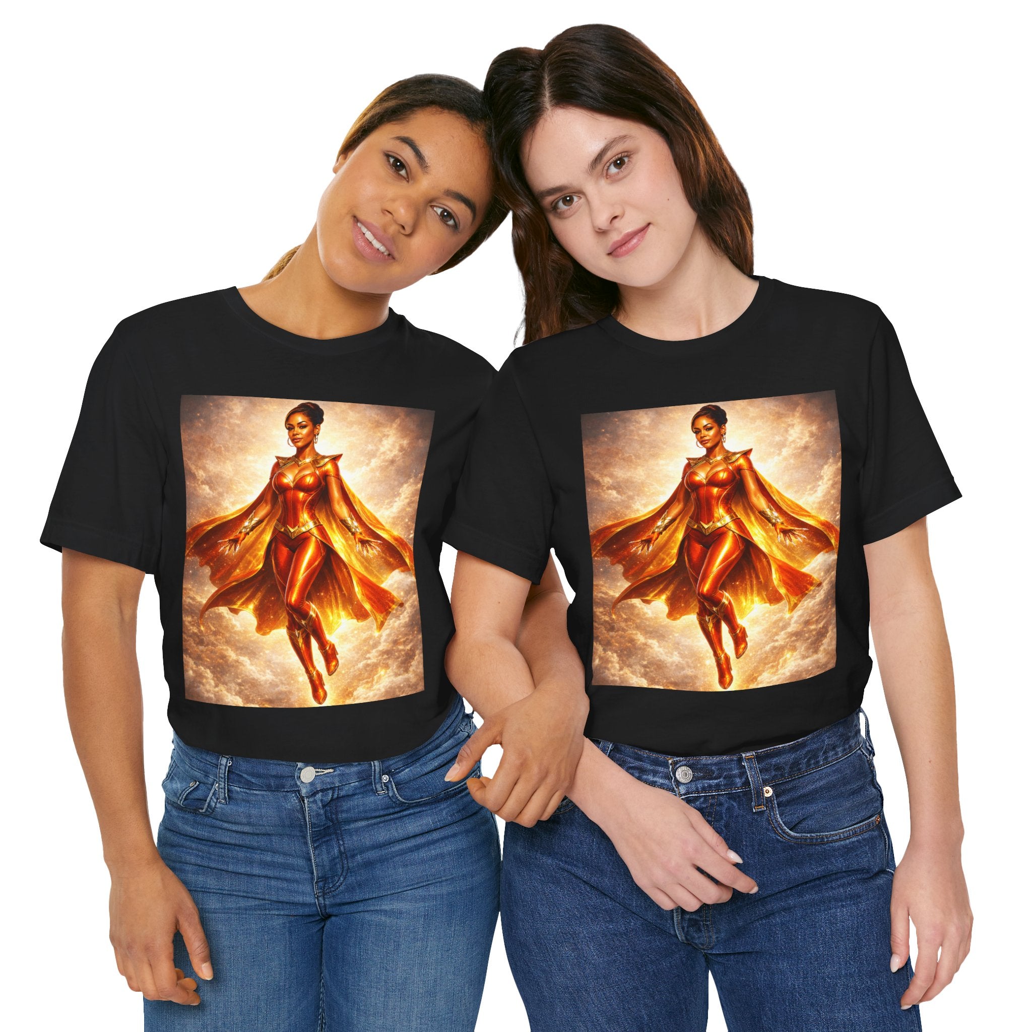FLOATING GODDESS  HERO PORTRAIT GRAPHIC TEE