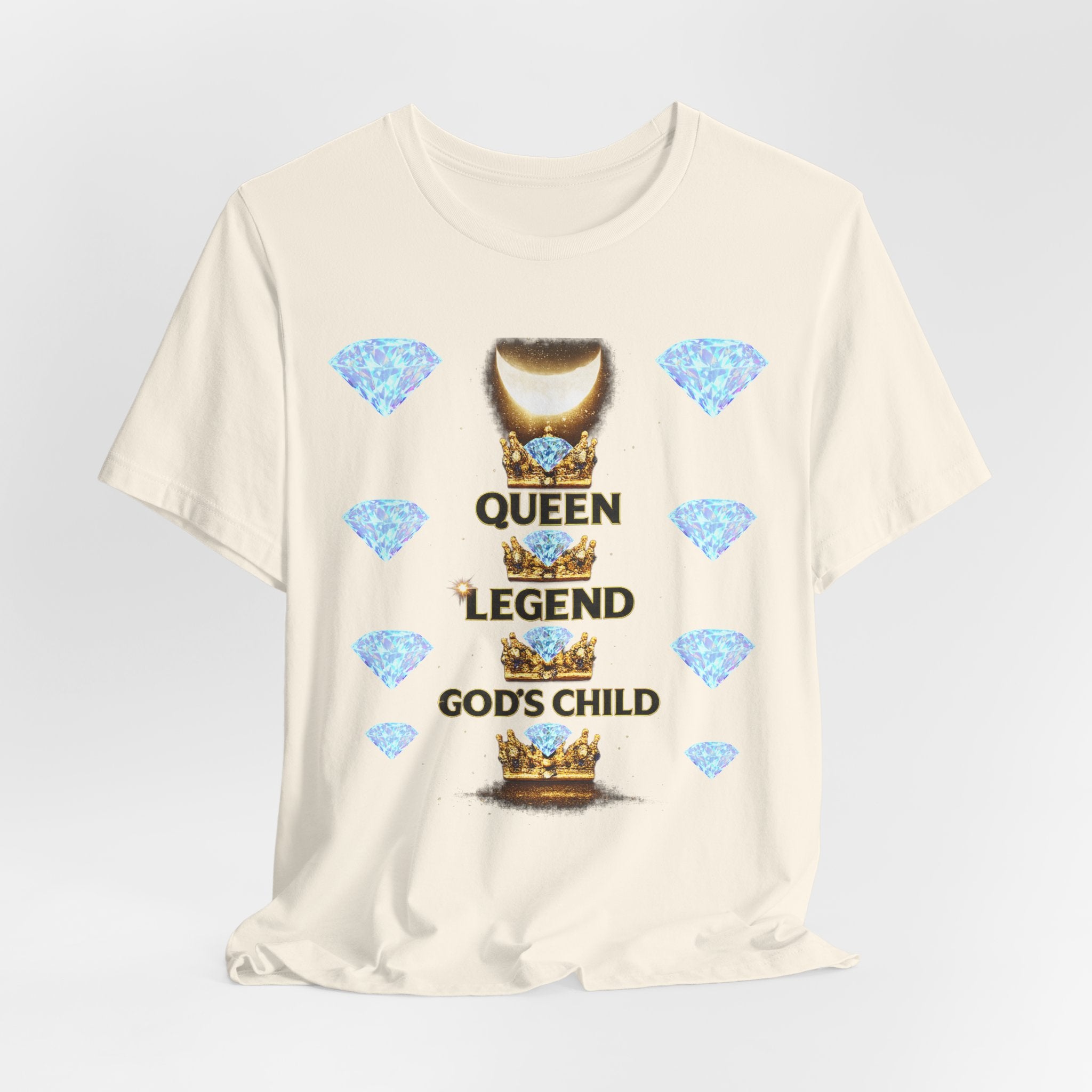Queen • Legend • God’s Child  Diamond Graphic Glow T-Shirt