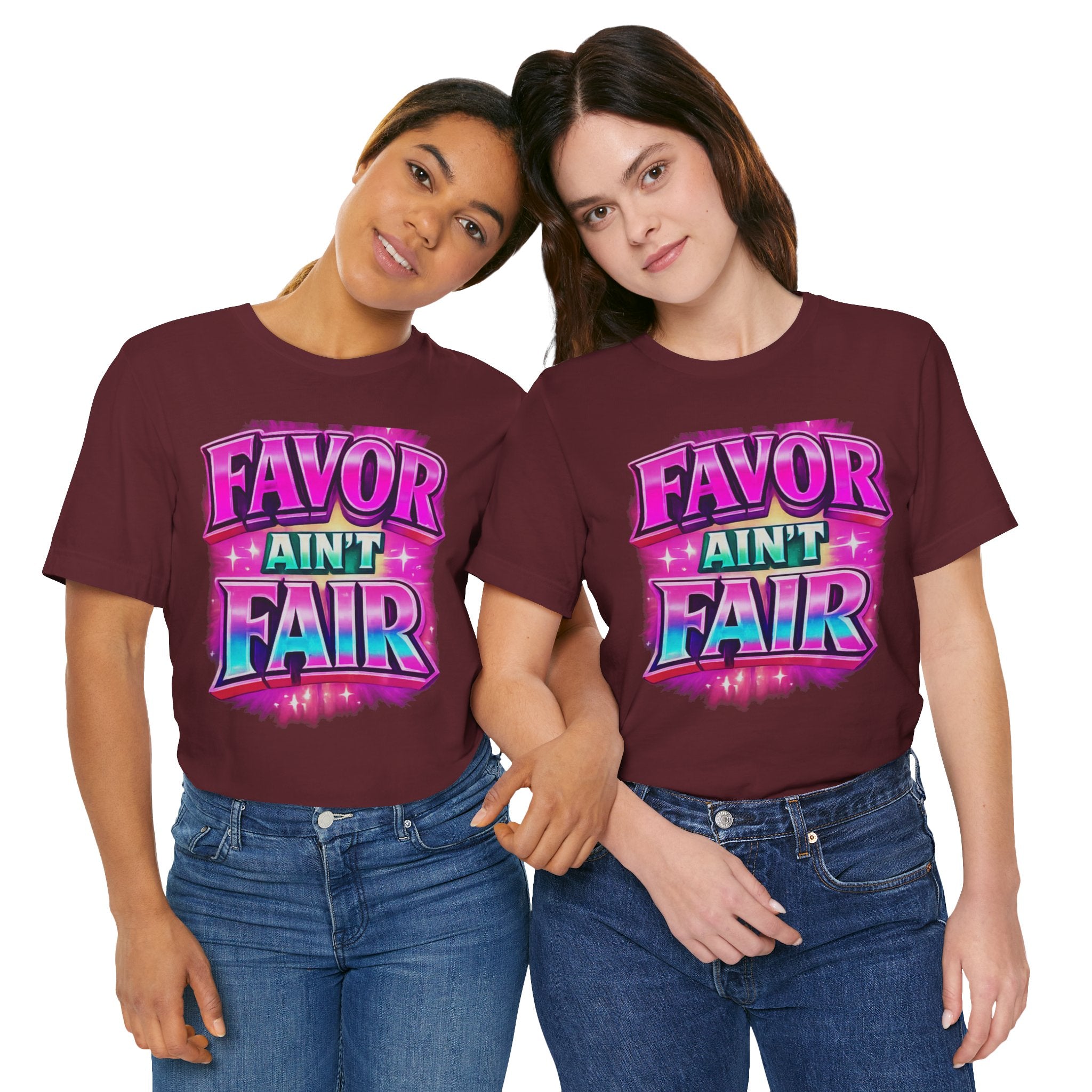 Favor Ain't Fair Woman's Statement  Graphic Tee