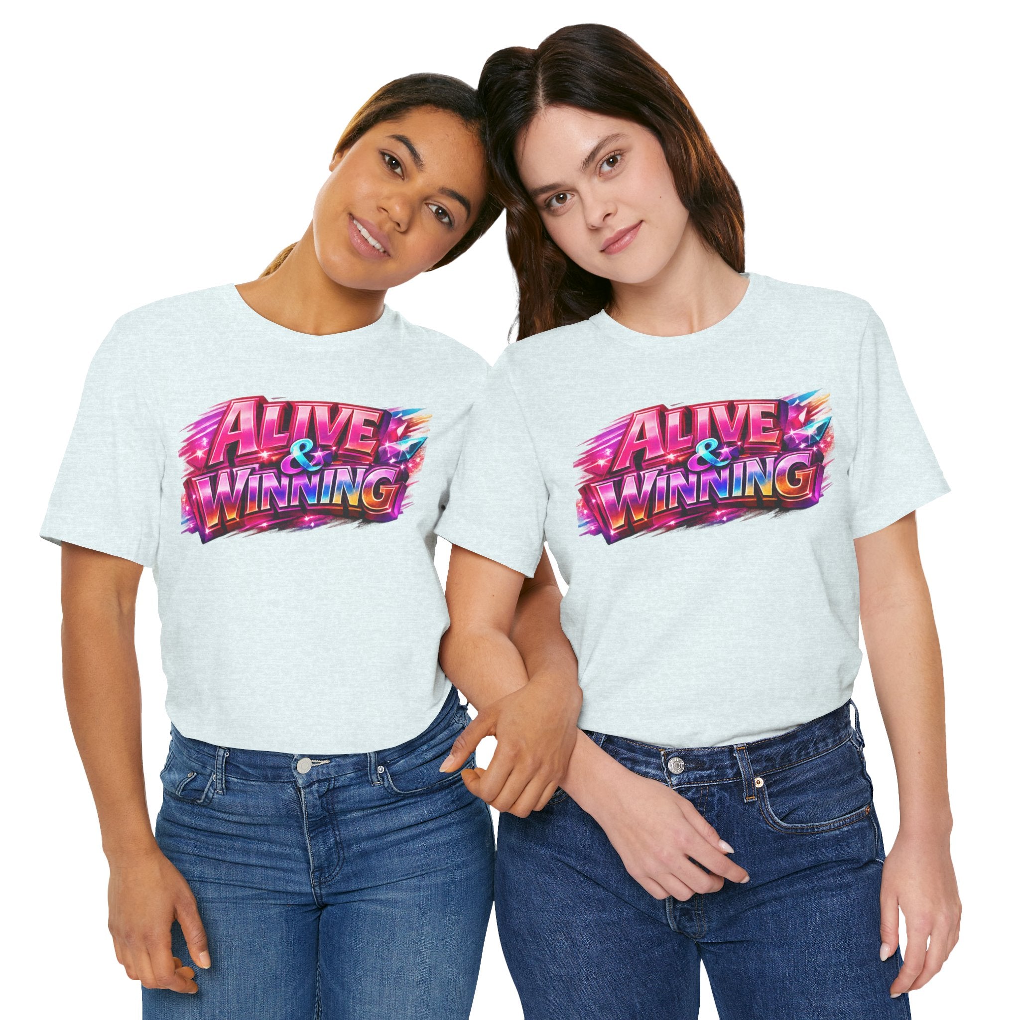 Alive & Winning Statement Graphic Tee