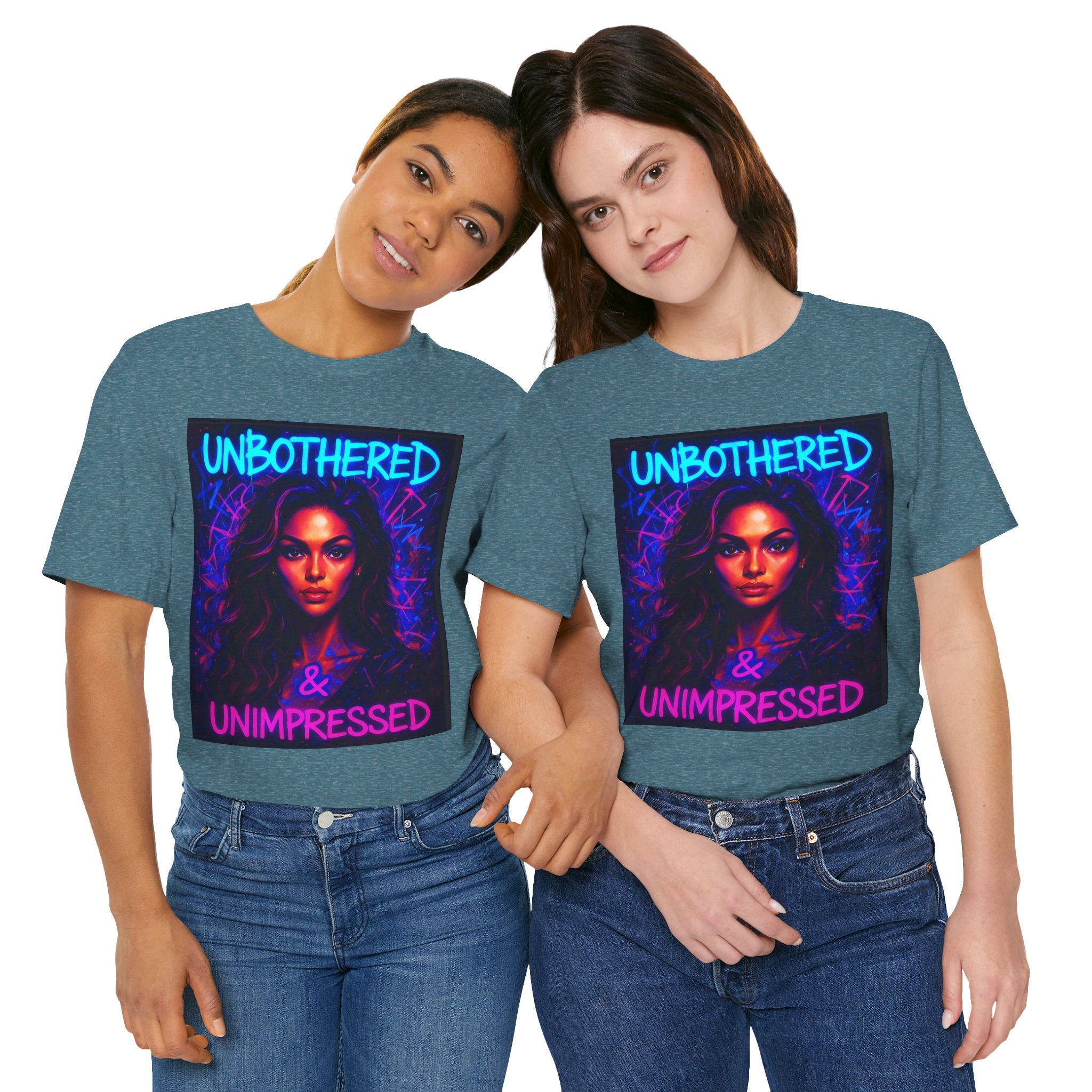 Unbothered & Unimpressed Graphic Portrait Tee