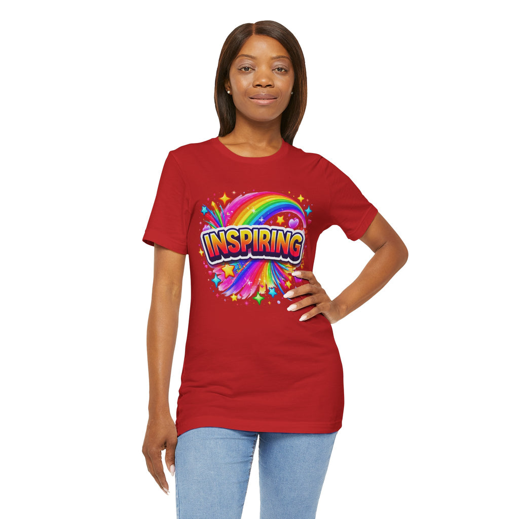 Inspiring Rainbow Graphic Tee