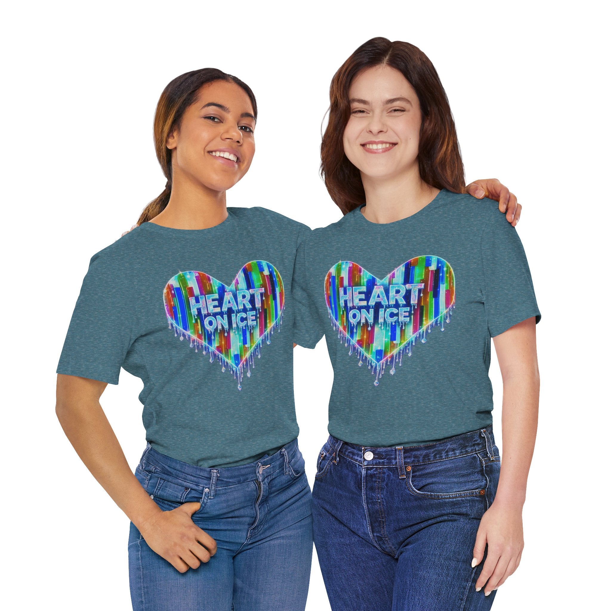 Heart on Ice Diamond Melt Graphic Tee