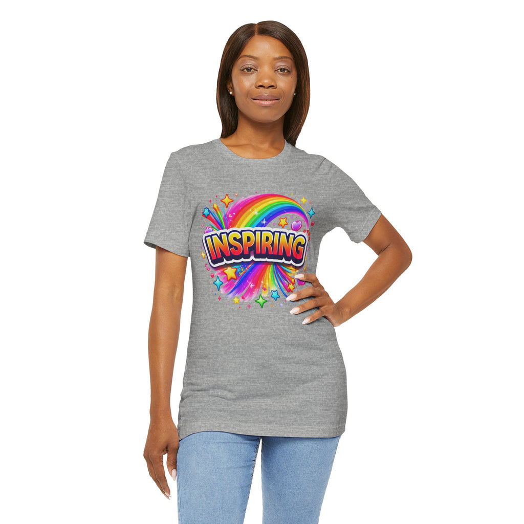 Inspiring Rainbow Graphic Tee
