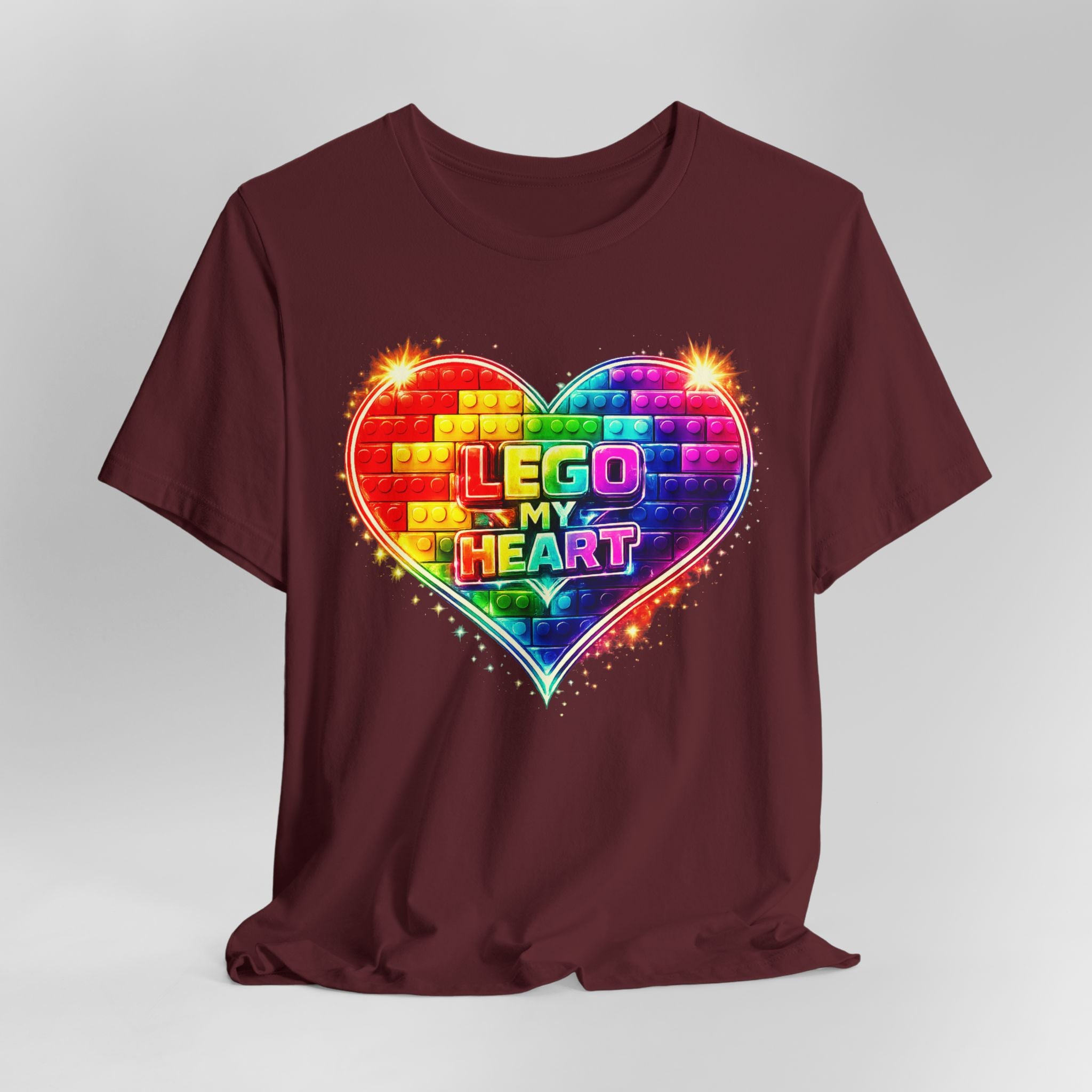 Lego My Heart Graphic Design T-Shirt