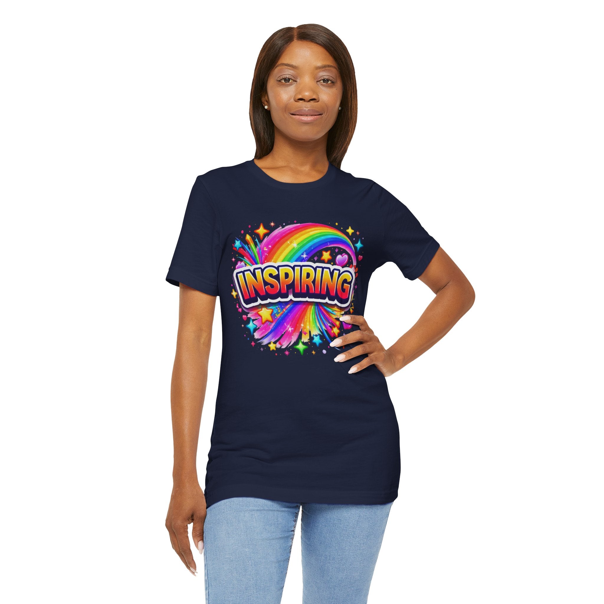 Inspiring Rainbow Graphic Tee