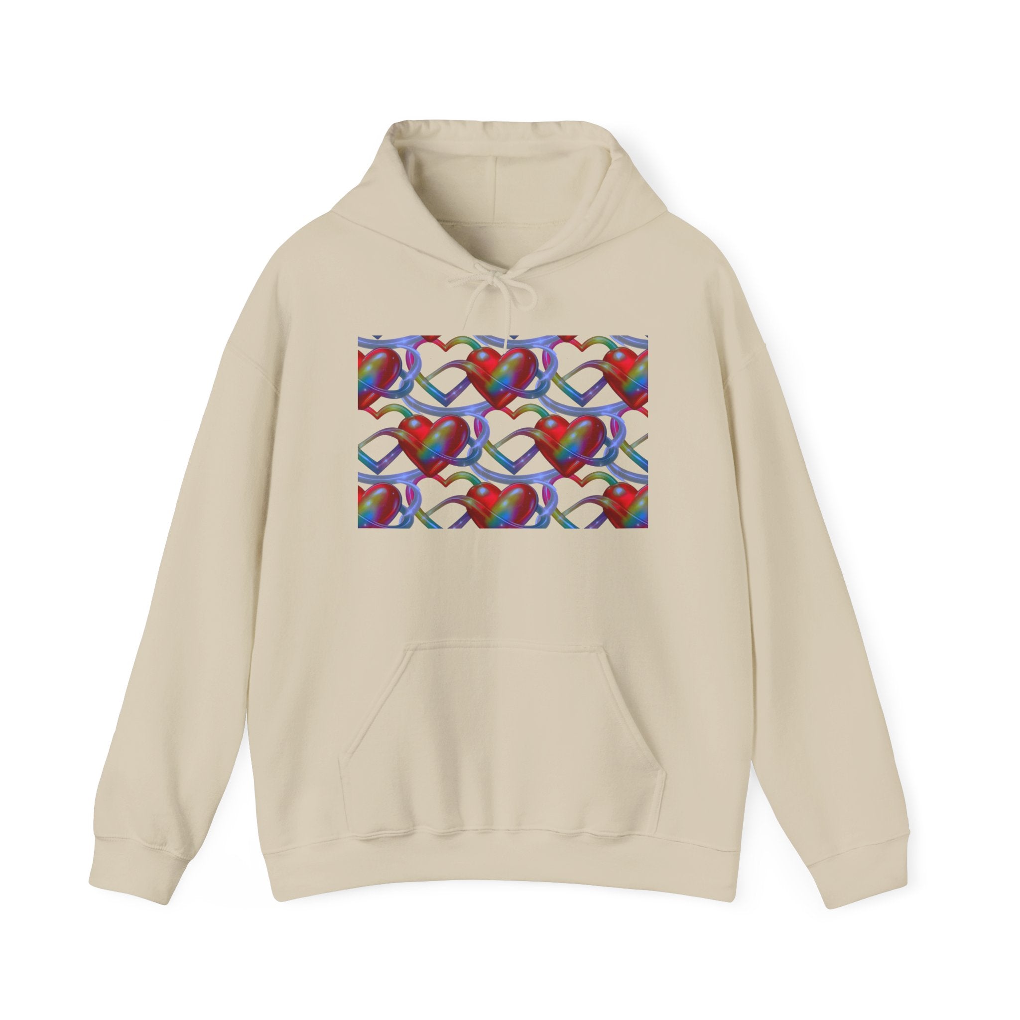 hearts Intertwined Womans Graphic Hoodie