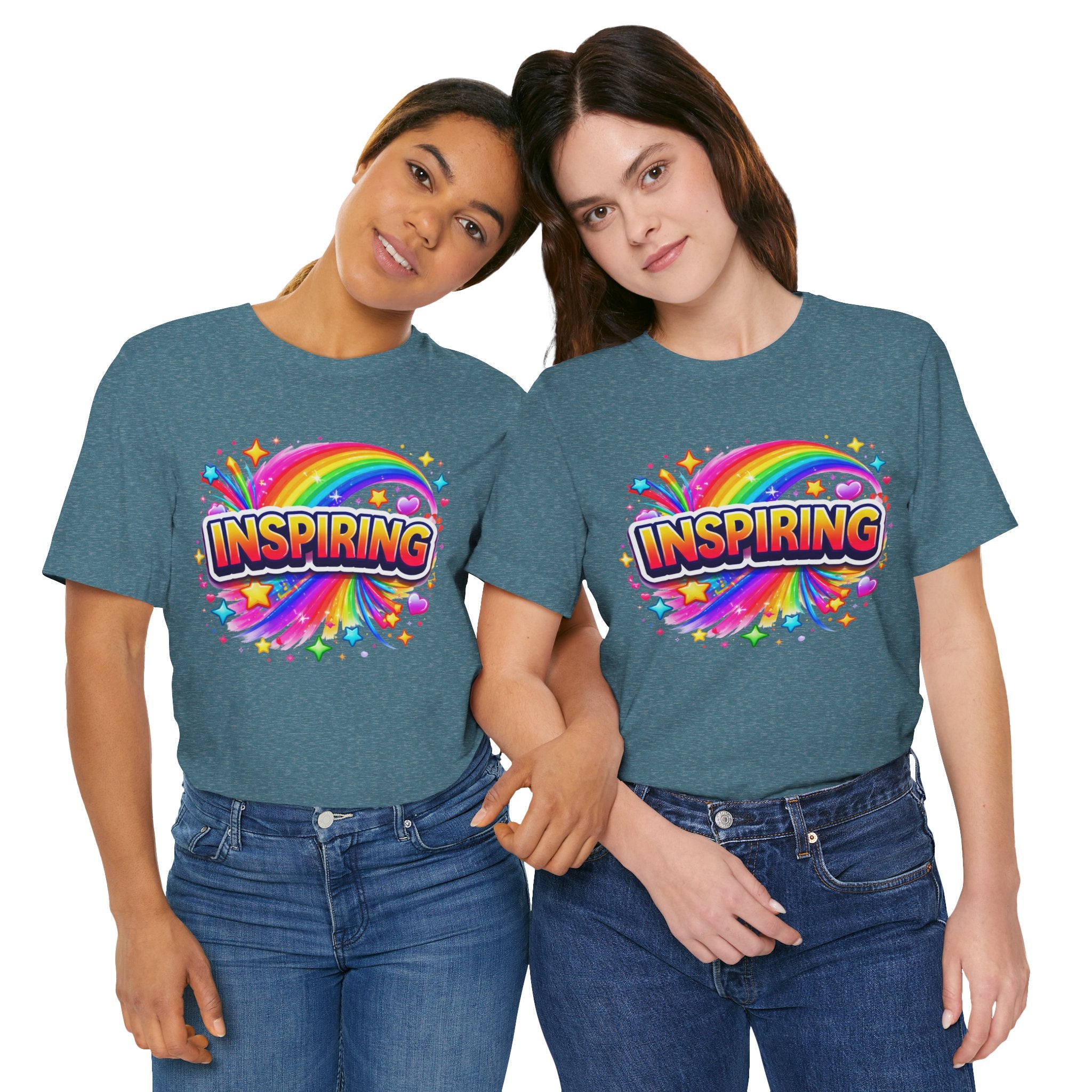 Inspiring Rainbow Graphic Tee